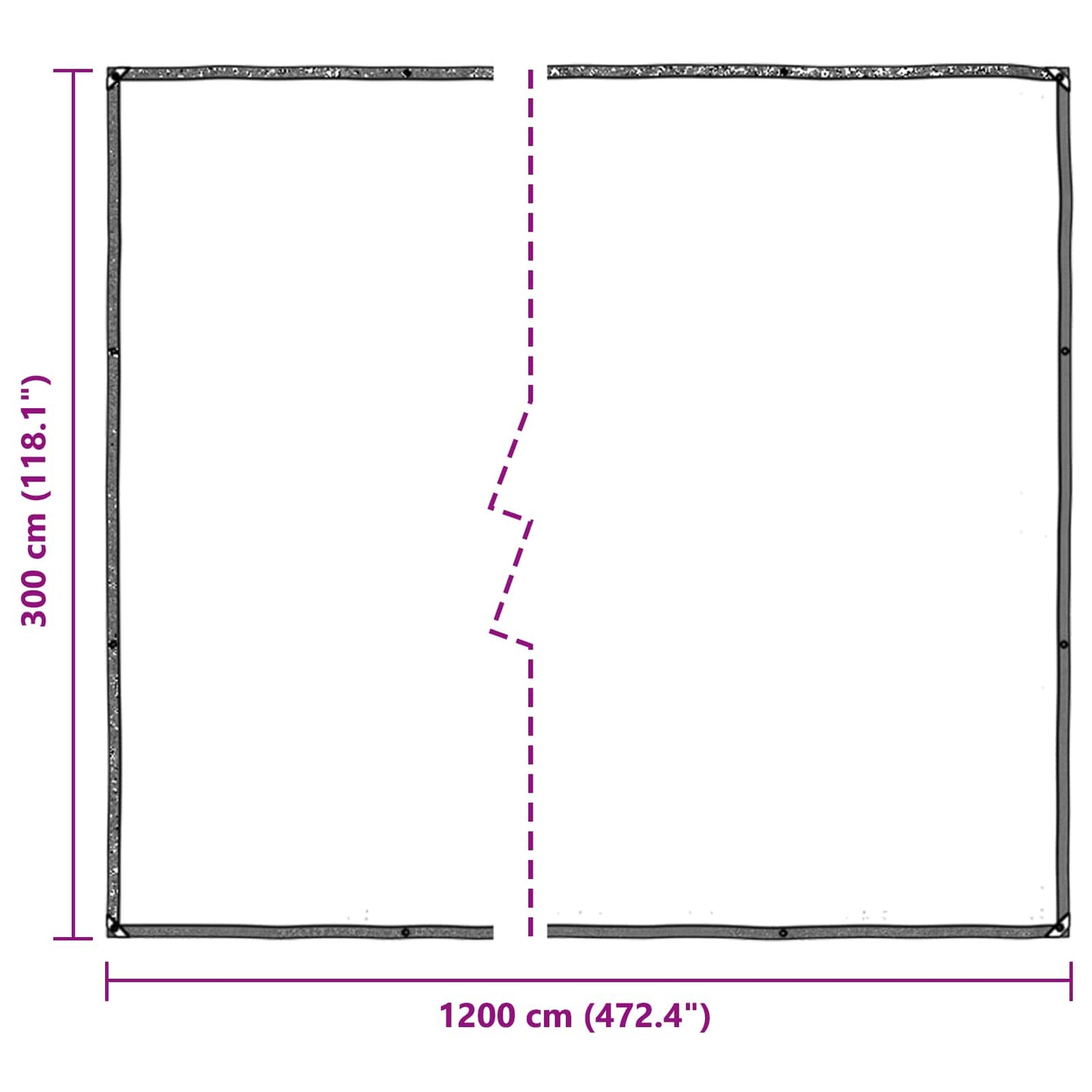 Növényfedező Átlátszó 3 x 12 m PE