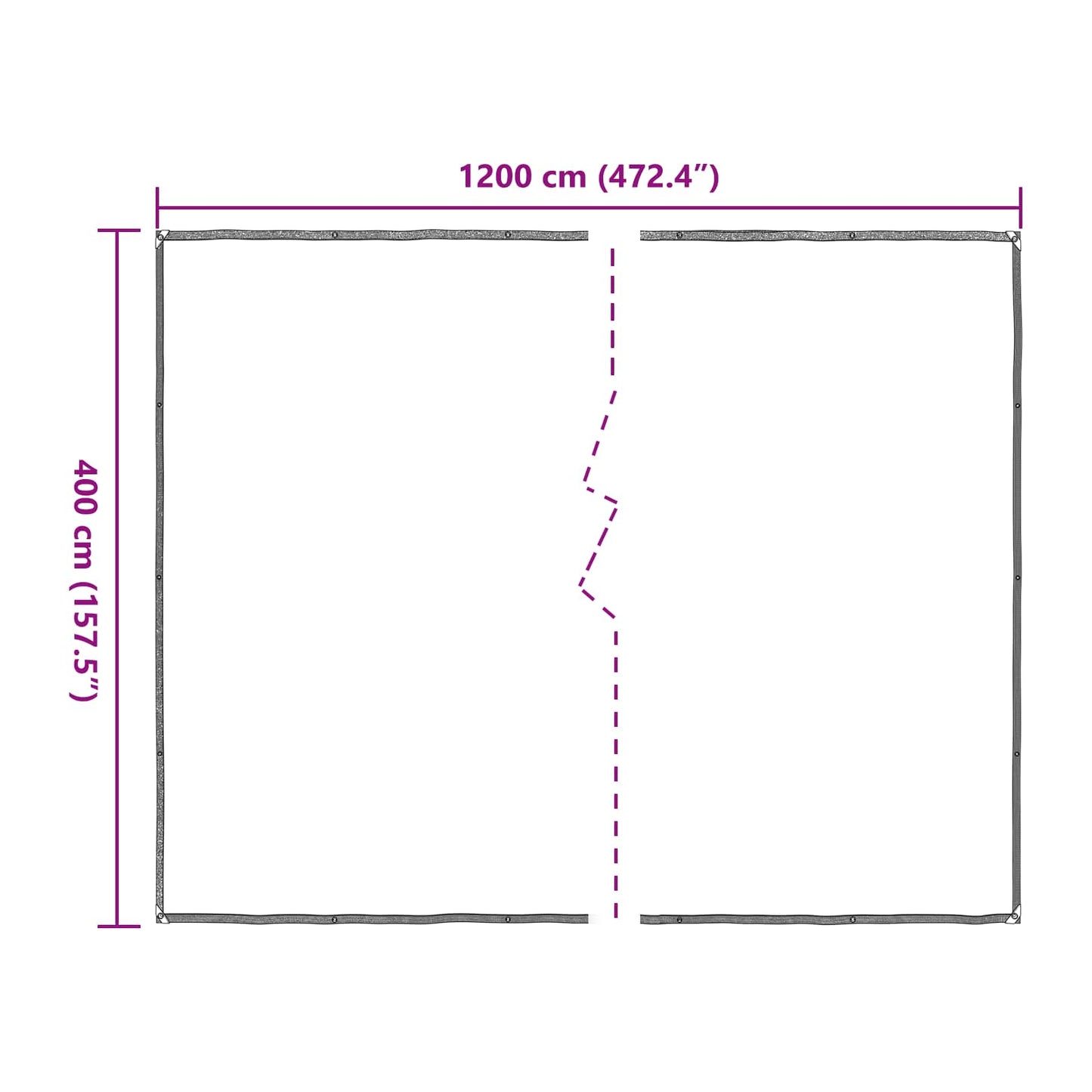 Növényfedező Átlátszó 4 x 12 m PE