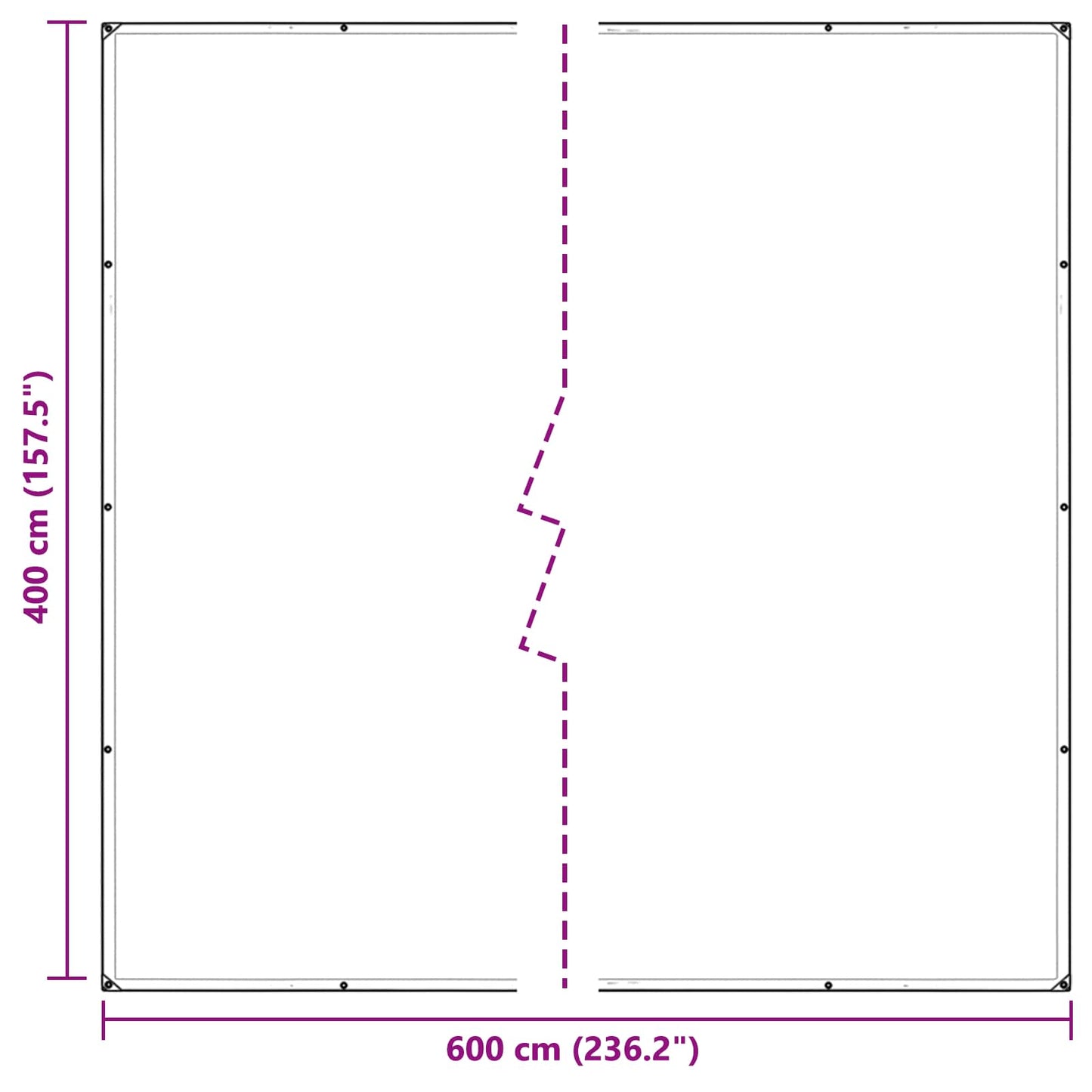 Növényfedező Átlátszó 4 x 6 m PVC