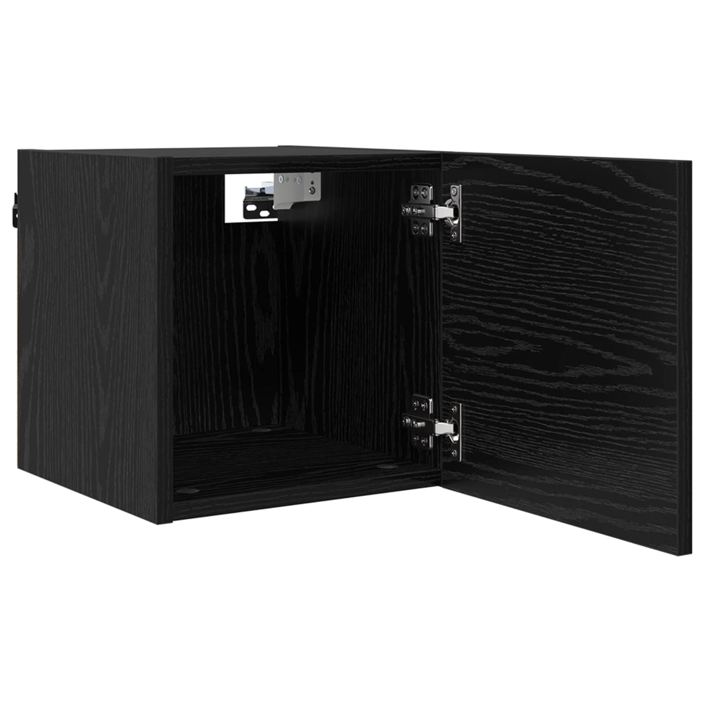 Fali TV Szekrény 4 pcs Fekete Tölgy 30,5 x 30 x 30 cm
