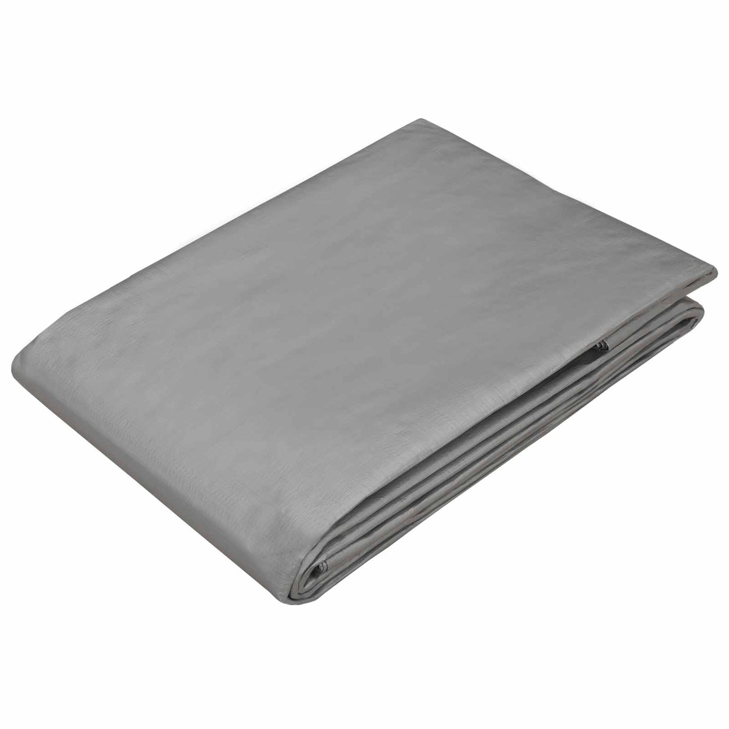 Ponyva fémfülekkel Világosszürke 6 x 10 m 180 gsm PE