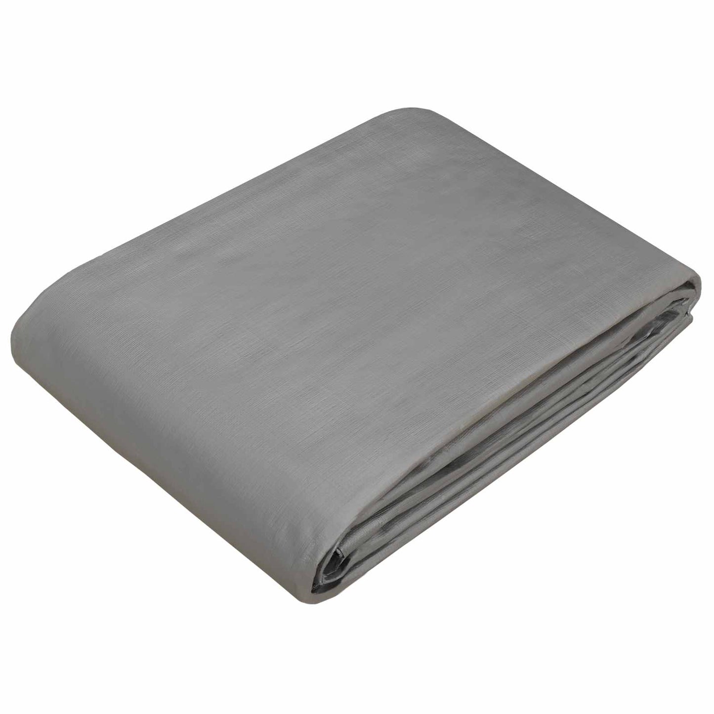 Ponyva fémfülekkel Világosszürke 8 x 12 m 260 gsm PE