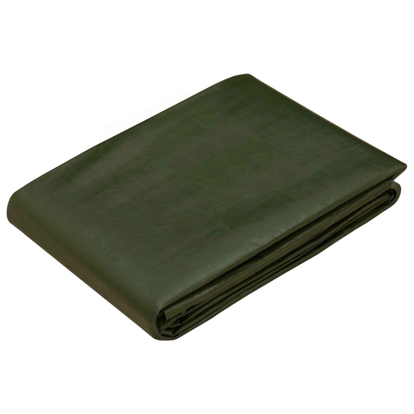 Ponyva fémfülekkel Zöld 4 x 6 m 260 gsm PE