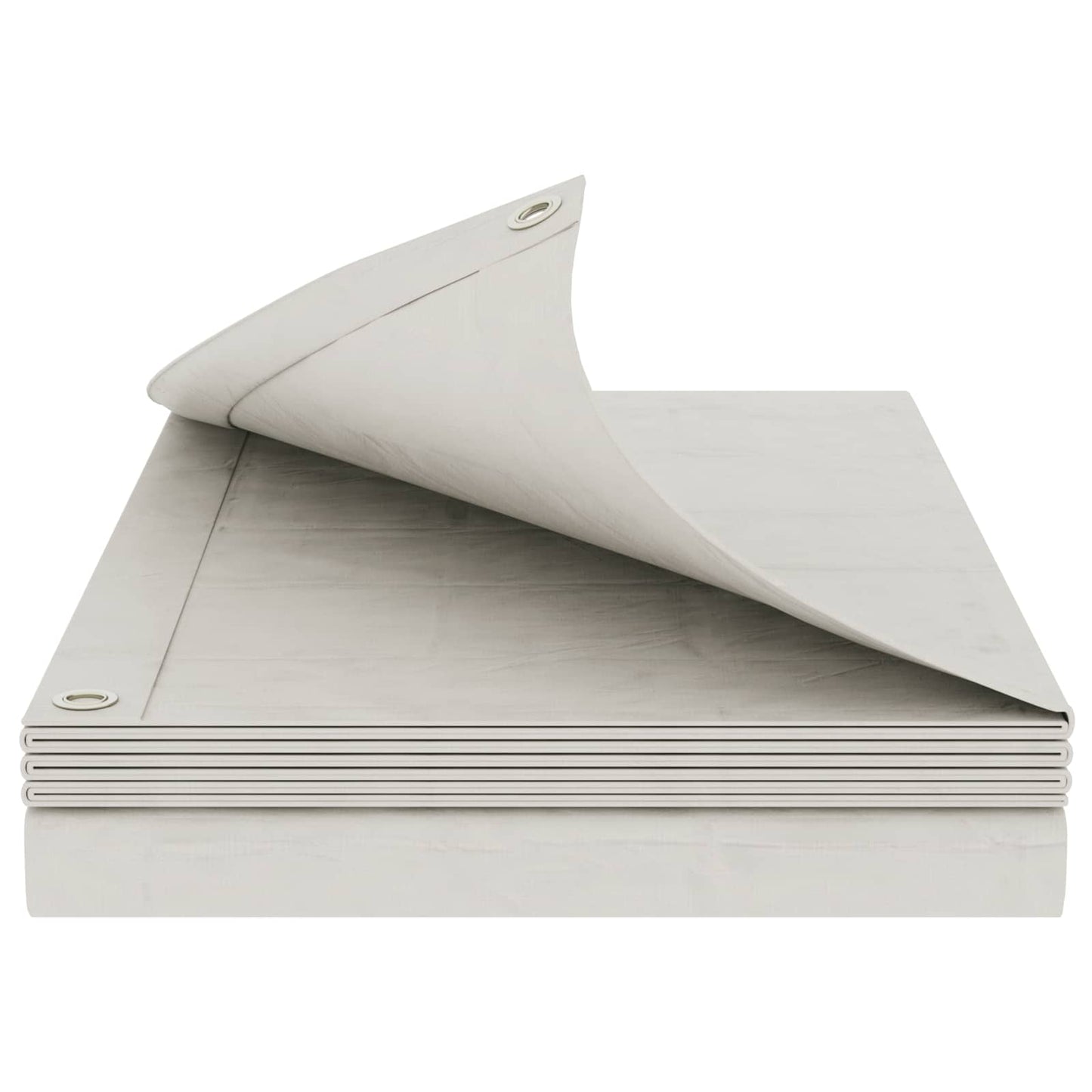 Ponyva fémfülekkel Fehér 4 x 6 m 90 gsm PE