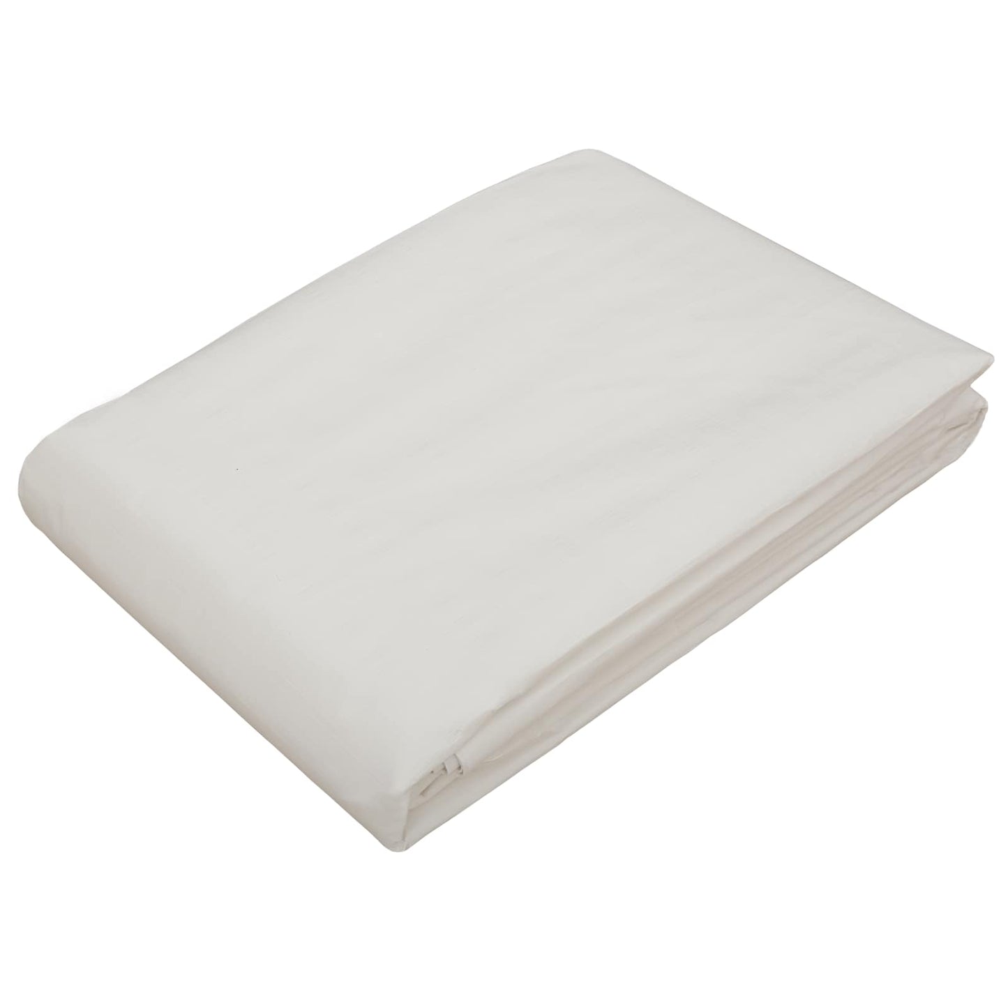 Ponyva fémfülekkel Fehér 4 x 8 m 260 gsm PE