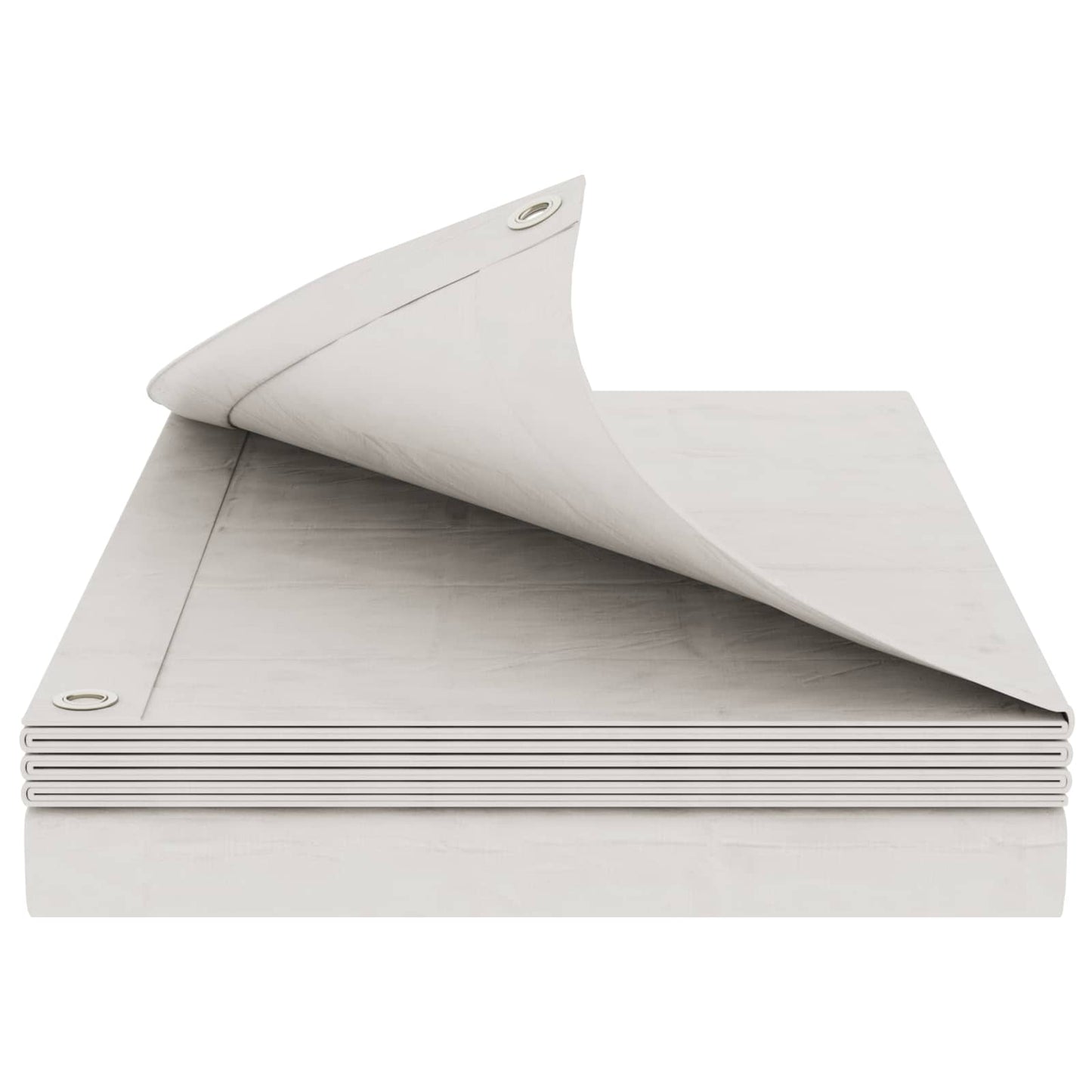 Ponyva fémfülekkel Fehér 8 x 8 m 260 g / m² PE