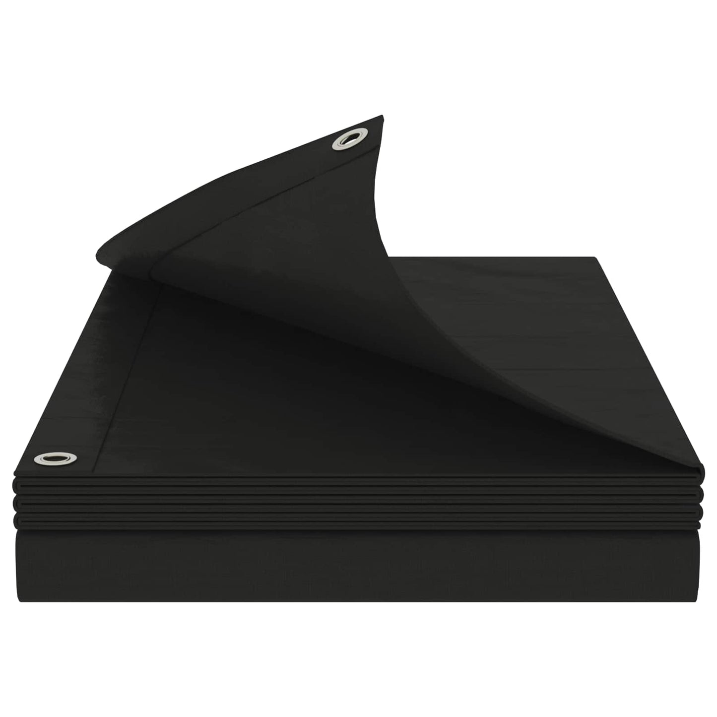 Ponyva fémfülekkel Antracit szürke 6 x 12 m 180 gsm PE
