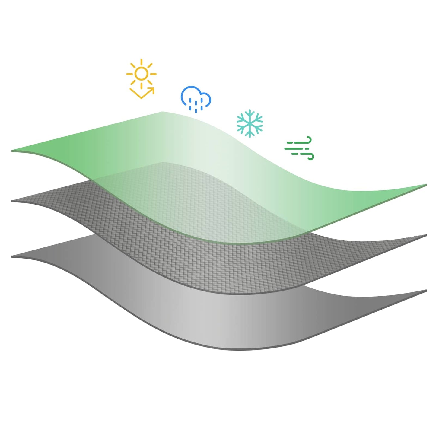 Ponyva fémfülekkel Kék 6 x 6 m 260 gsm PE