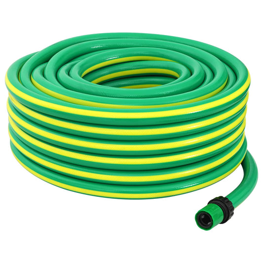 Kerticső 5-Lépcsős Zöld és Sárga 3 / 4'' 20 m PVC