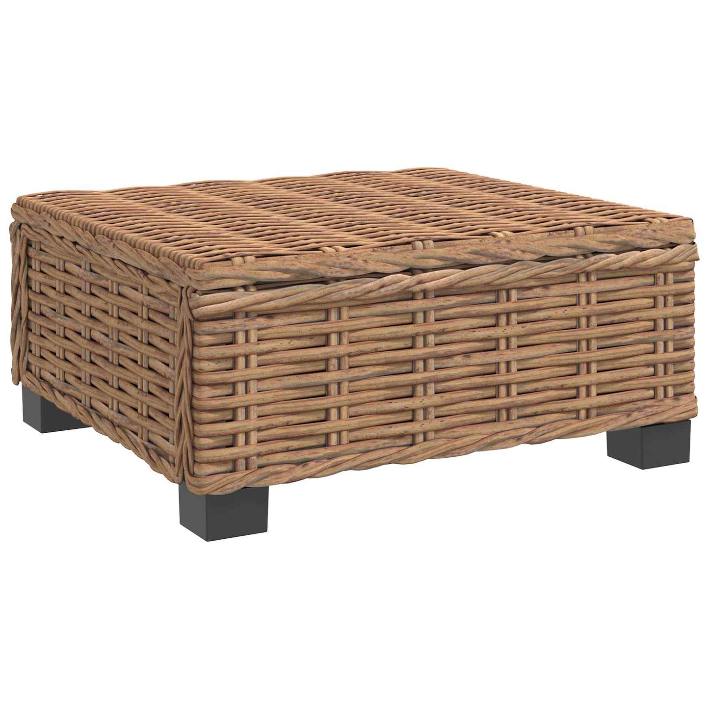 6 db Rattan Kerti Bútor Készlet Párnákkal GENDT Természetes