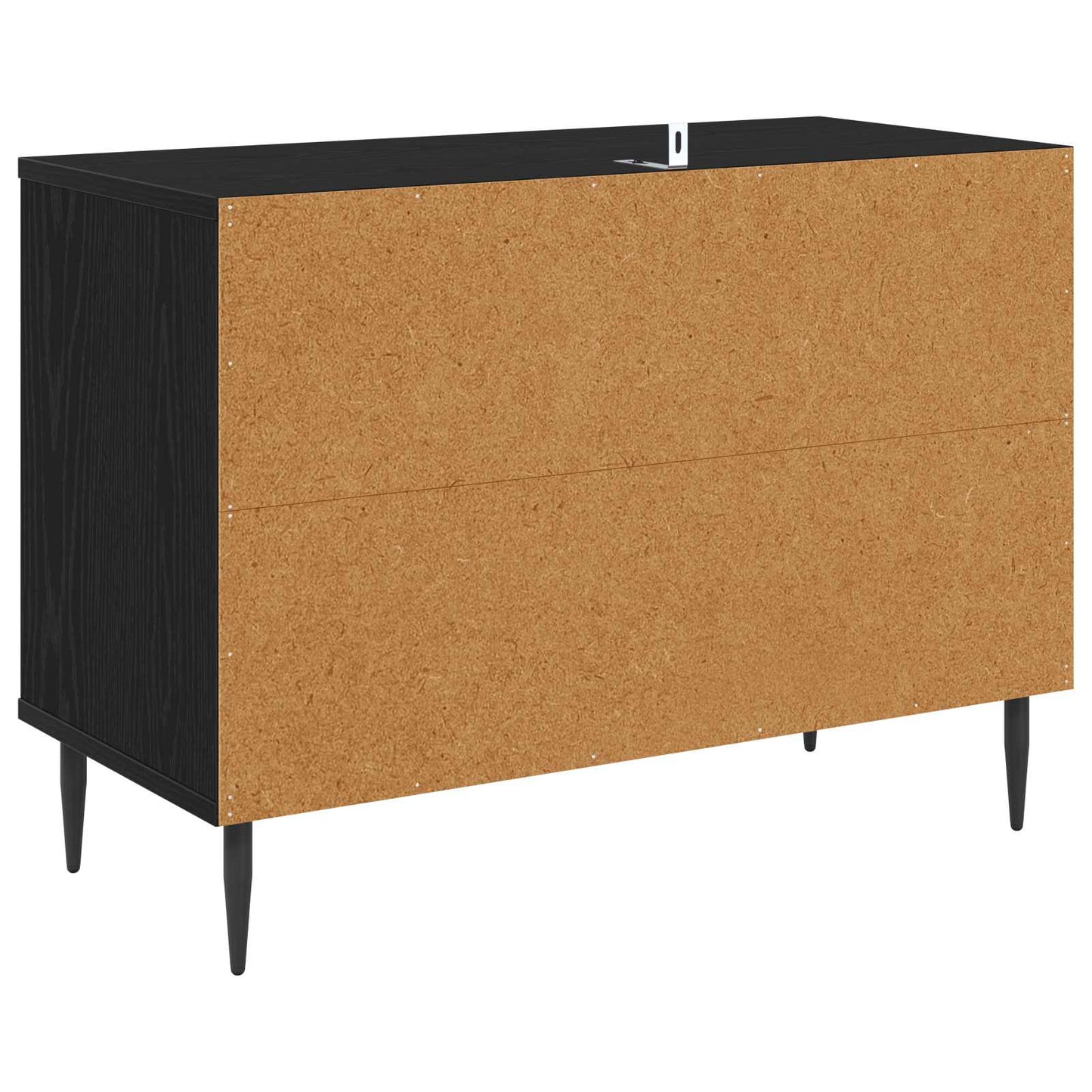 TV szekrény ESSEN 69 x 33 x 50,5 cm Fekete Tölgy Szerelt Fa