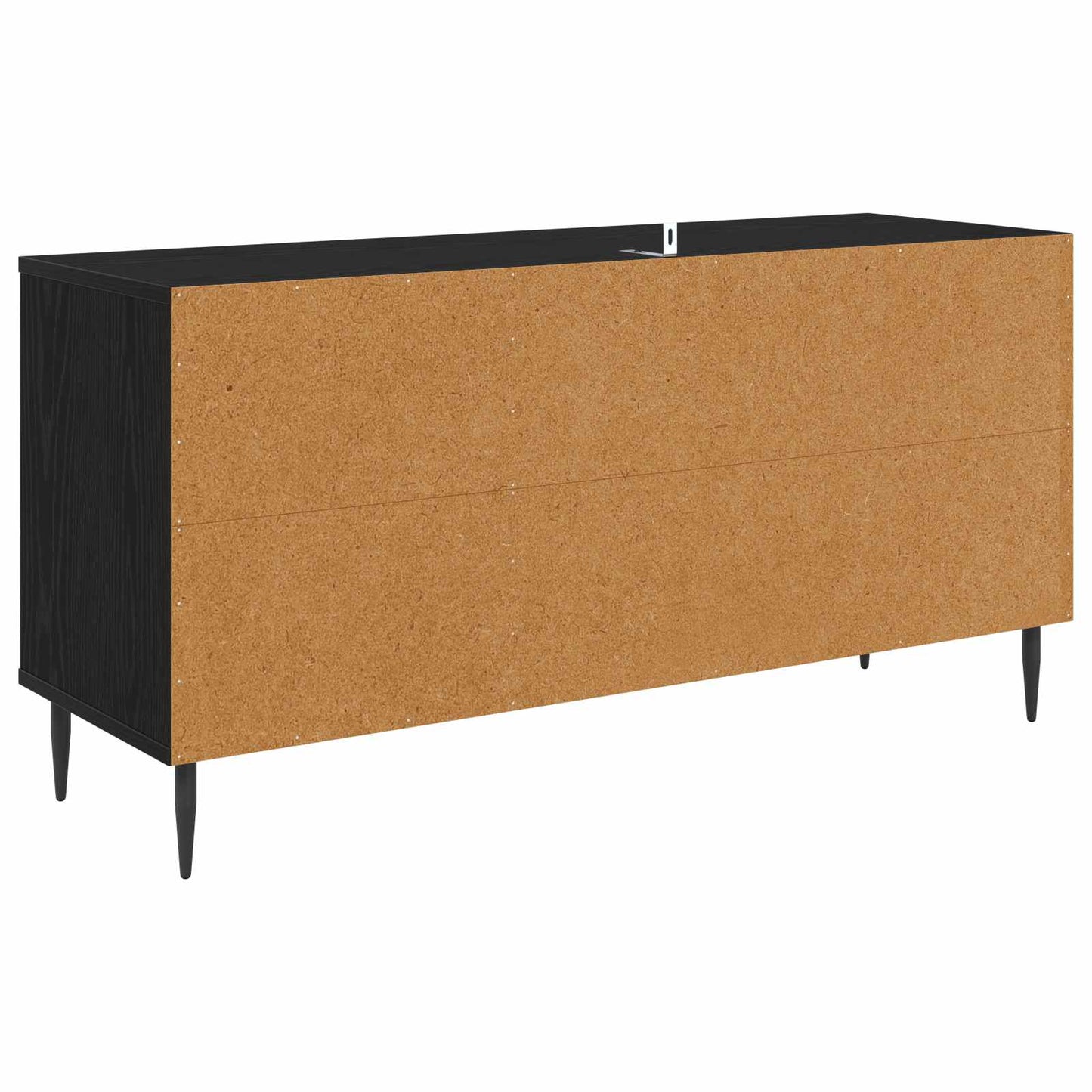 TV szekrény MAINZ 102 x 33 x 51 cm Fekete Tölgy Szerelt Fa
