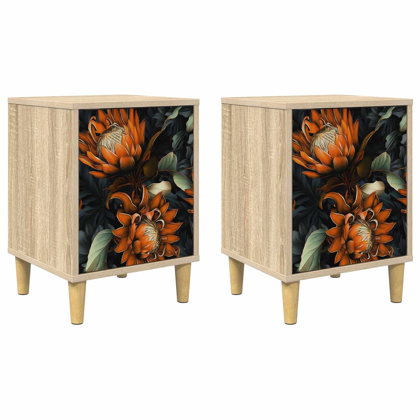 Éjjeliszekrény LOCHEM 2 db Sonoma Tölgy 36 x 33 x 50 cm