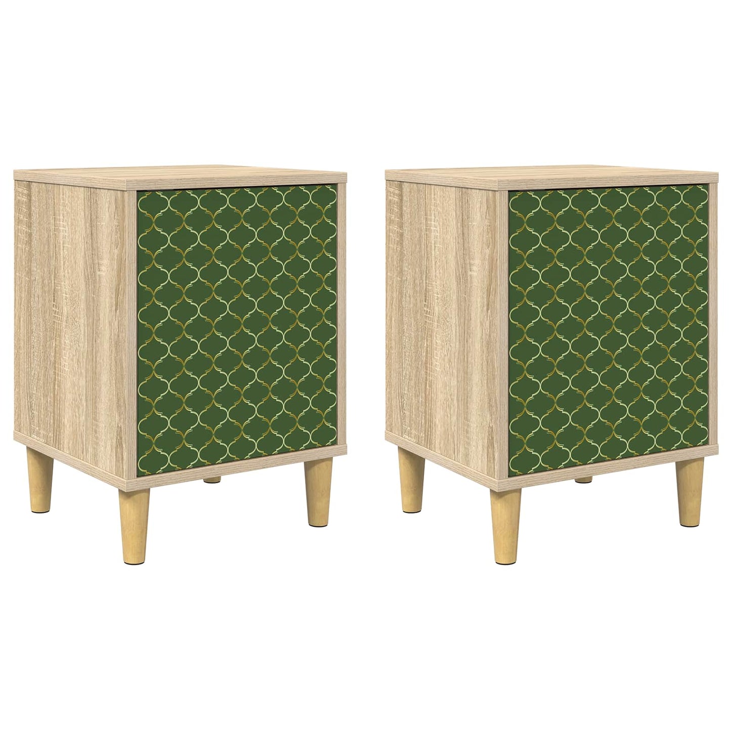 Éjjeliszekrény GELEEN 2 db Sonoma Tölgy 36 x 33 x 50 cm