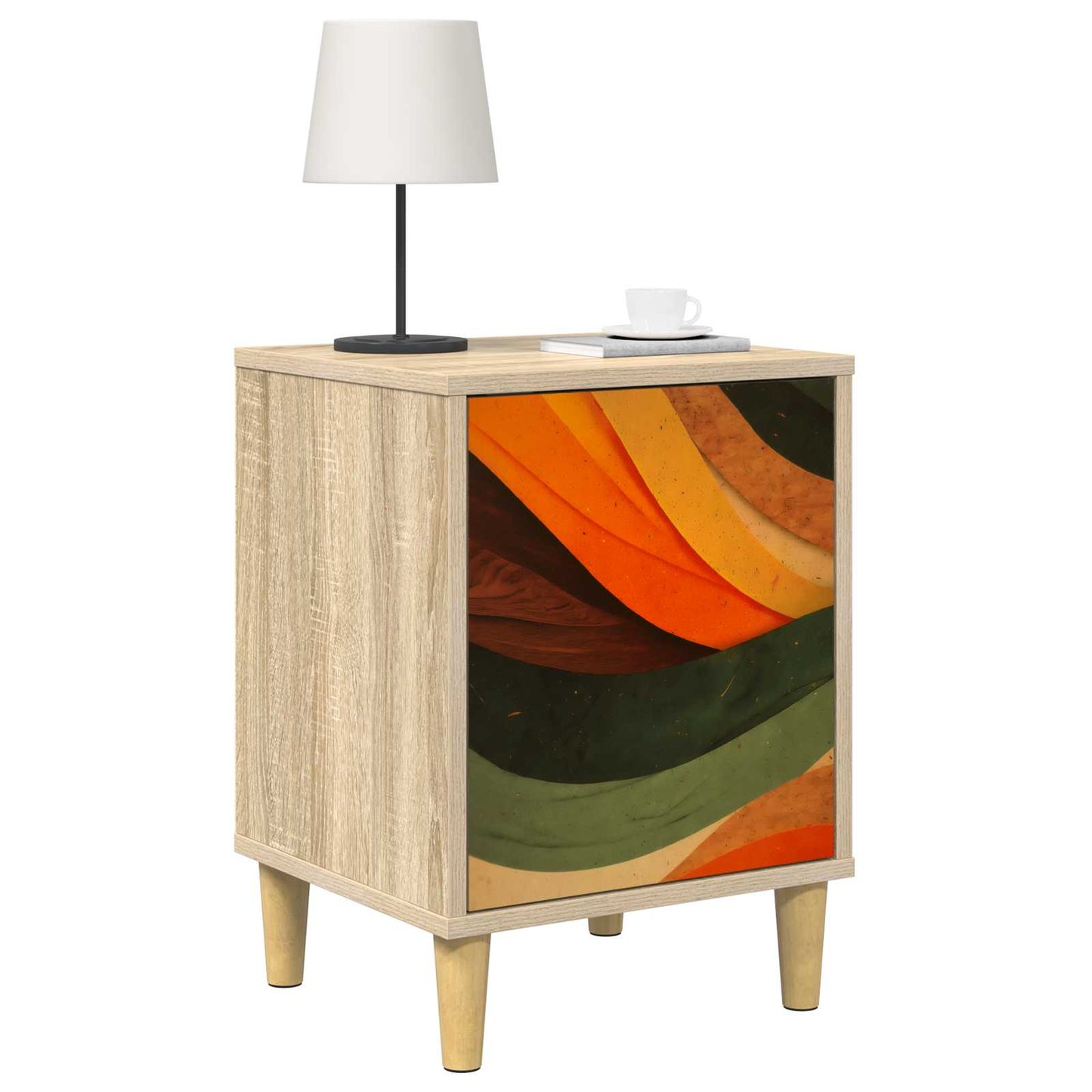 Éjjeliszekrény BONN 2 db Sonoma Tölgy 36 x 33 x 50 cm