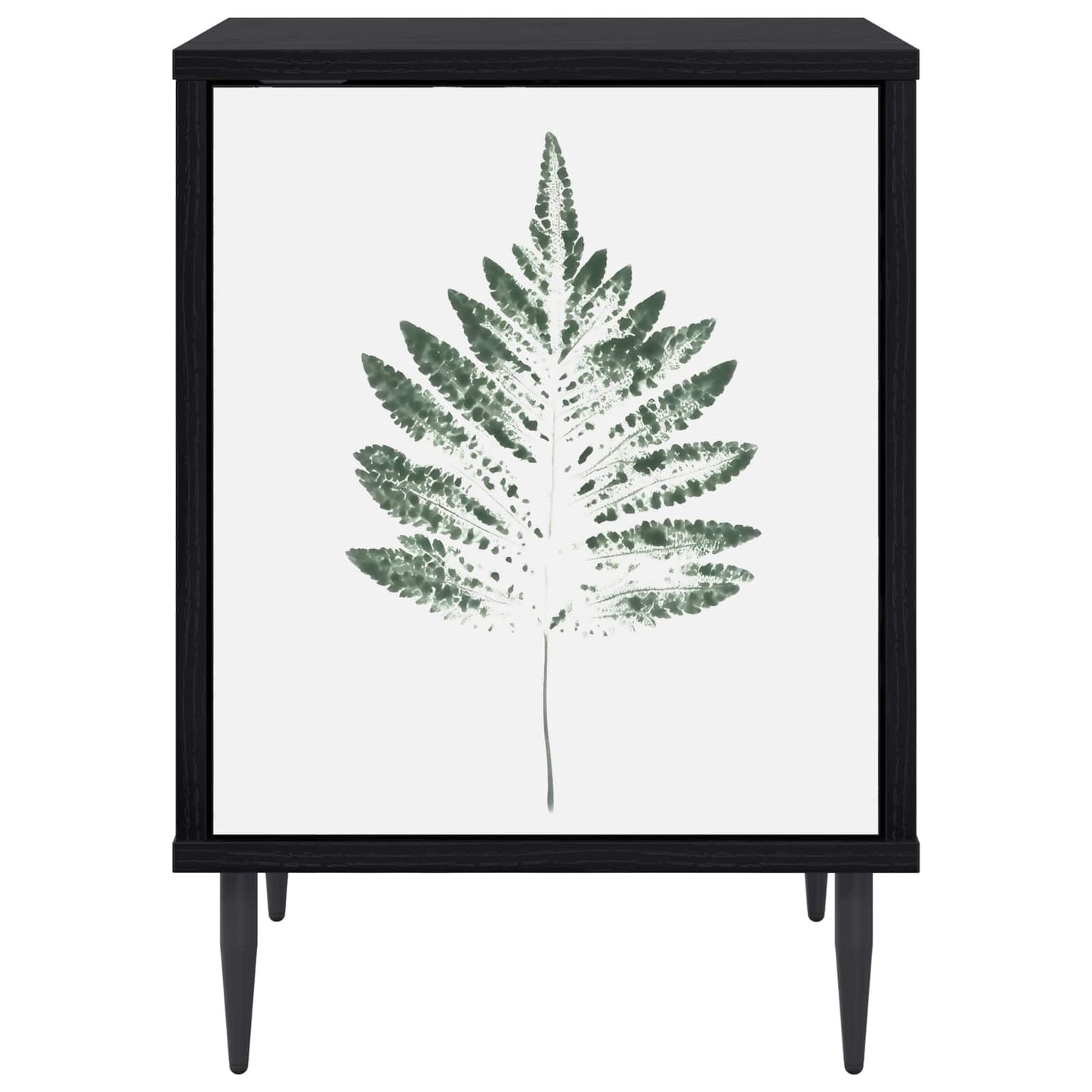 Éjjeliszekrény HANAU 2 db Fekete Tölgy 36 x 33 x 51 cm