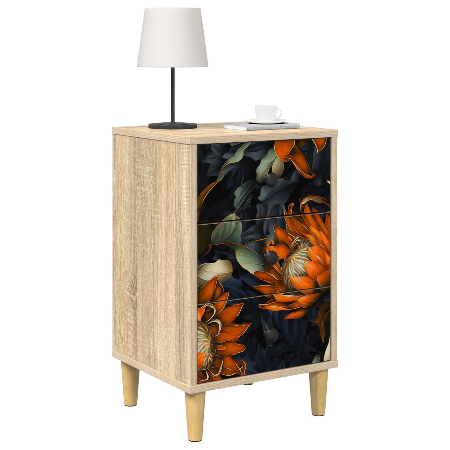 Éjjeliszekrény LOCHEM 2 db Sonoma Tölgy 36 x 33 x 60 cm