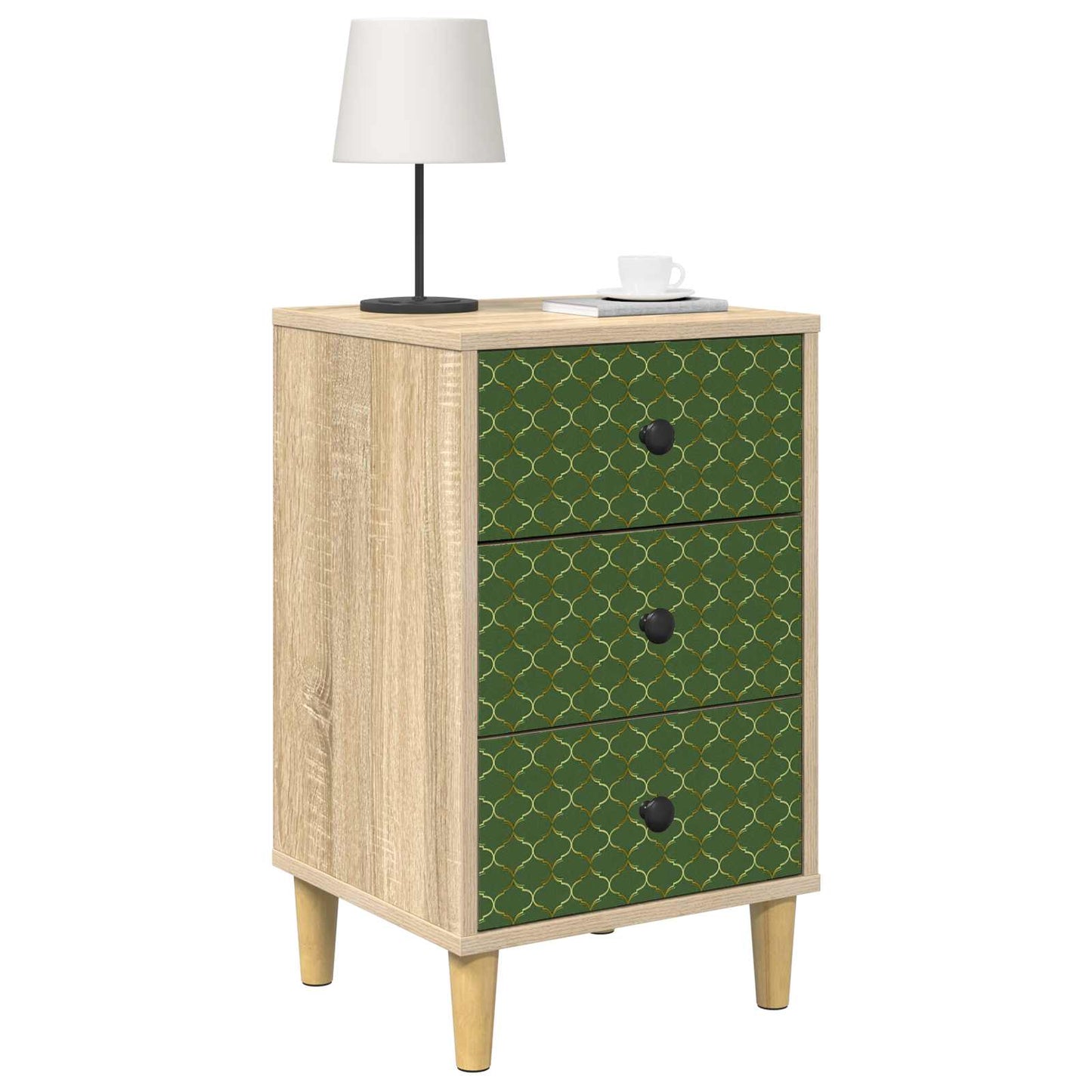 Éjjeliszekrény GELEEN 2 db Sonoma Tölgy 36 x 33 x 60 cm