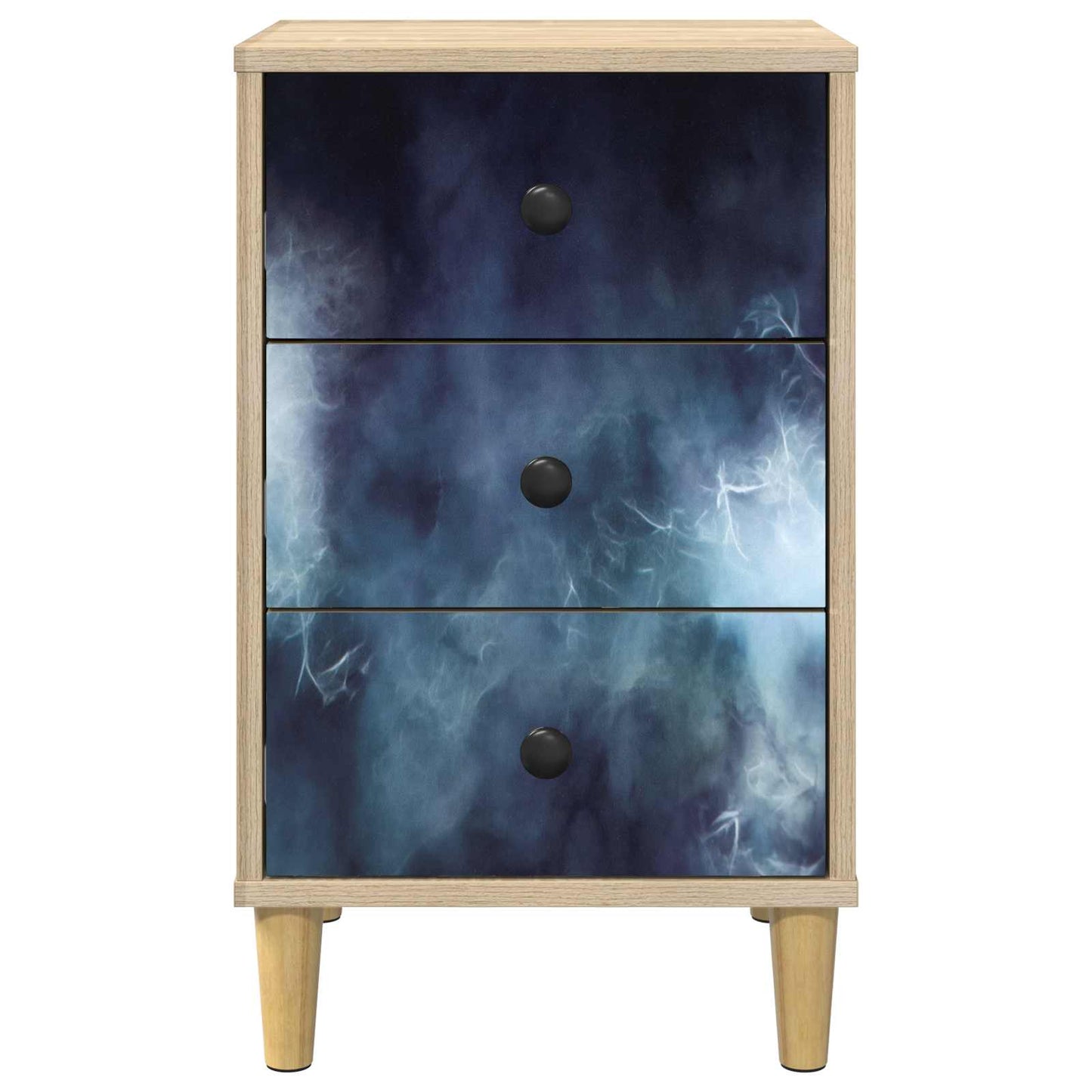 Éjjeliszekrény RAALTE 2 db Sonoma Tölgy 36 x 33 x 60 cm