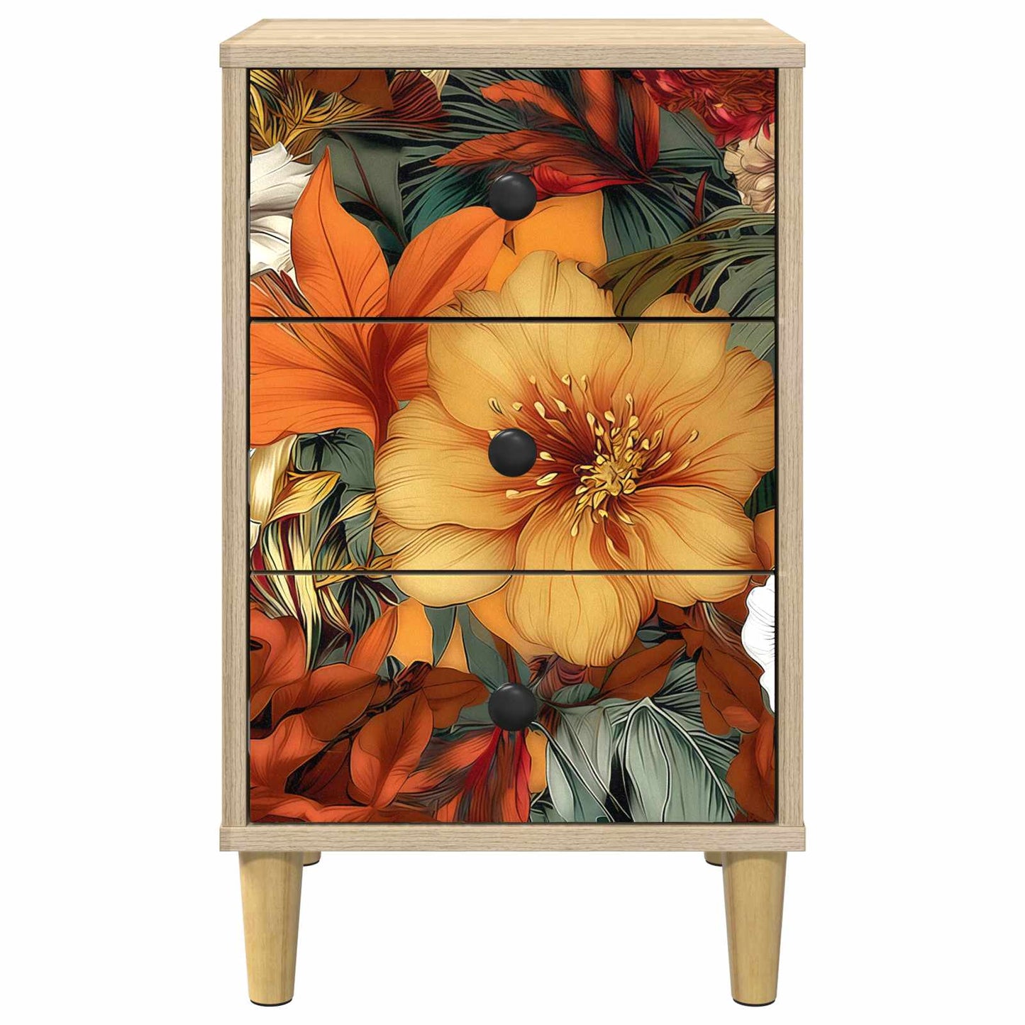 Éjjeliszekrény GENNEP 2 db Sonoma Tölgy 36 x 33 x 60 cm