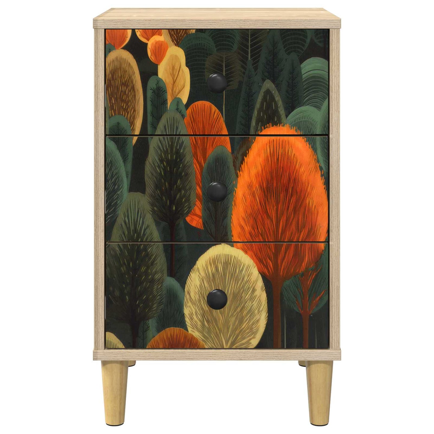 Éjjeliszekrény ZAANDAM 2 db Sonoma Tölgy 36 x 33 x 60 cm