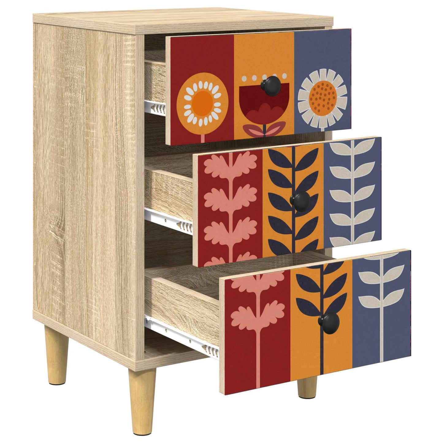 Éjjeliszekrény ESSEN 2 db Sonoma Tölgy 36 x 33 x 60 cm