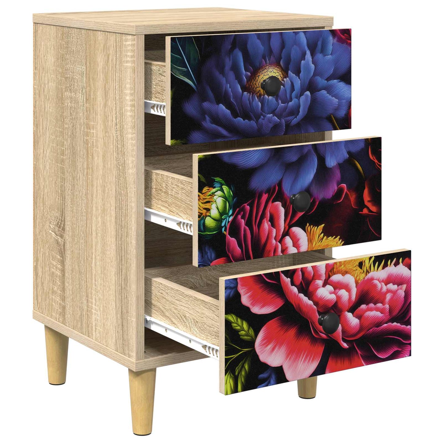 Éjjeliszekrény KIEL 2 db Sonoma Tölgy 36 x 33 x 60 cm