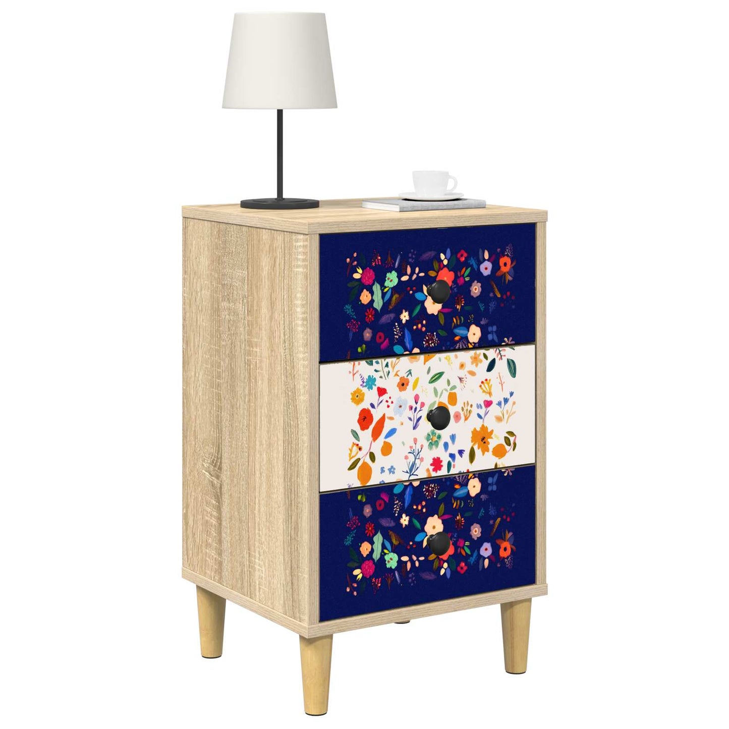 Éjjeliszekrény MAINZ 2 db Sonoma Tölgy 36 x 33 x 60 cm
