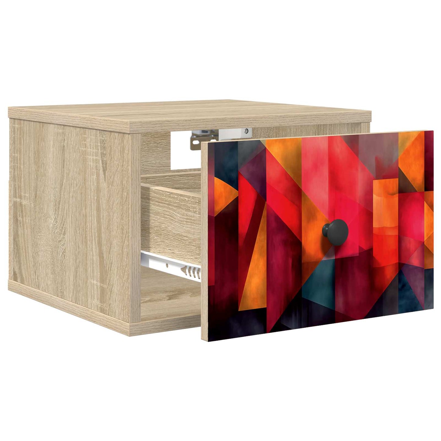 Fali éjjeli szekrény HEESCH 2 db Sonoma Tölgy 36 x 33 x 25 cm