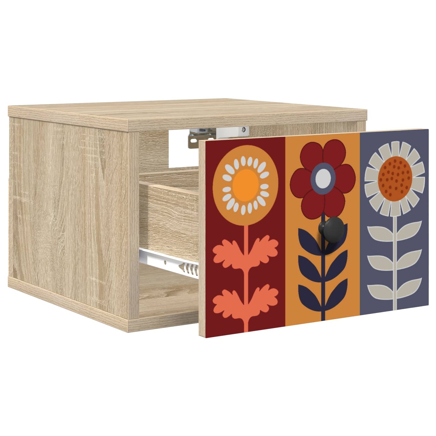 Fali éjjeli szekrény ESSEN 2 db Sonoma Tölgy 36 x 33 x 25 cm