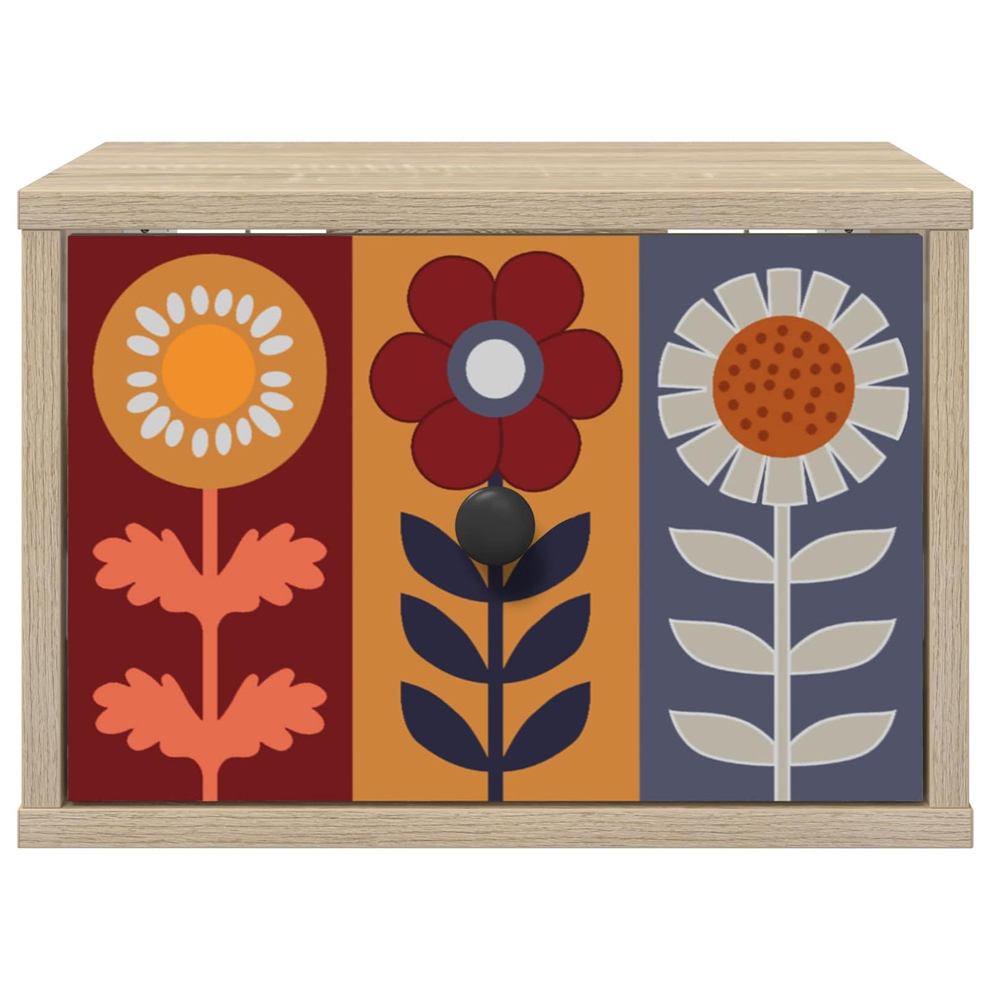 Fali éjjeli szekrény ESSEN 2 db Sonoma Tölgy 36 x 33 x 25 cm