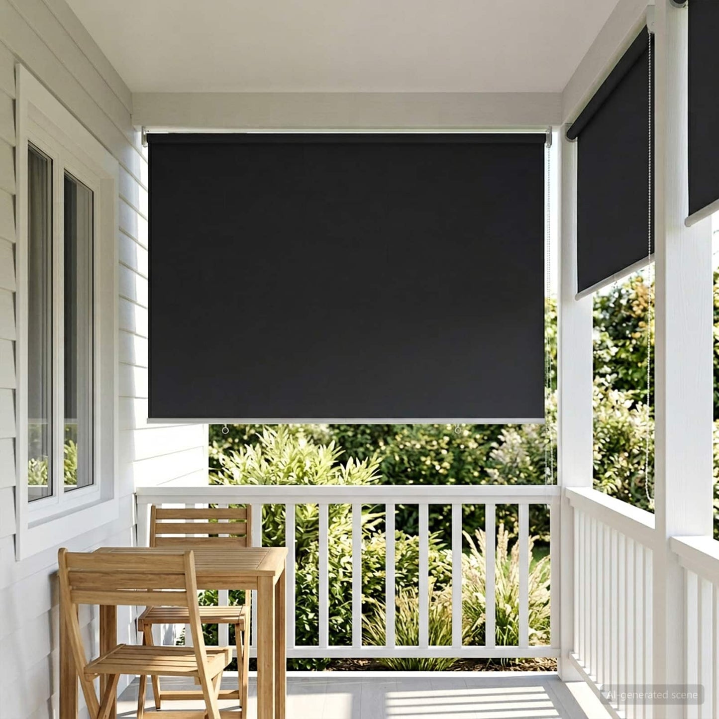 Roletta UV védelemmel Antracitszürke 140 x 140 cm Poliészter