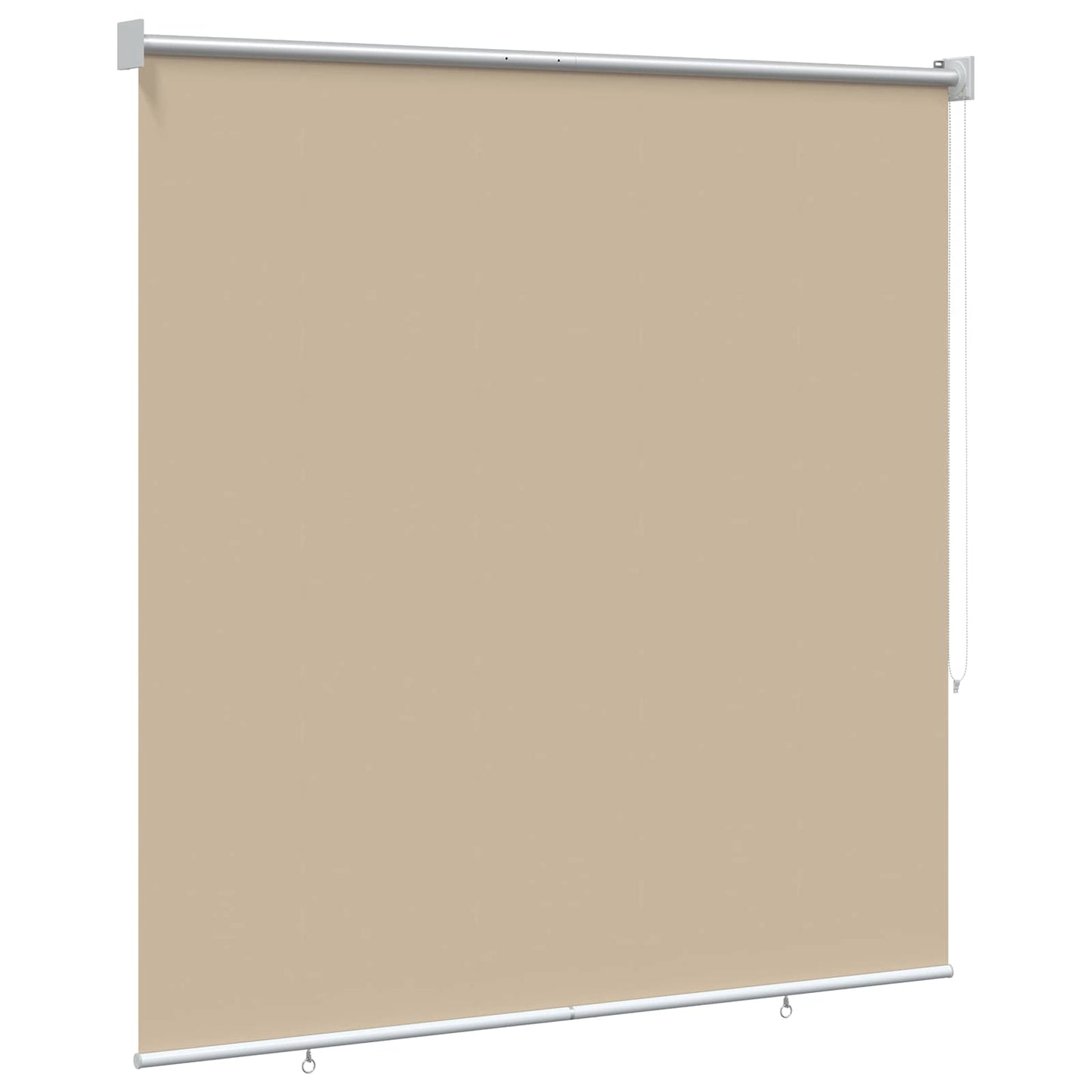 Kültéri roló árnyékoló UV védelem Bézs 125 x 140 cm (Sz x M)