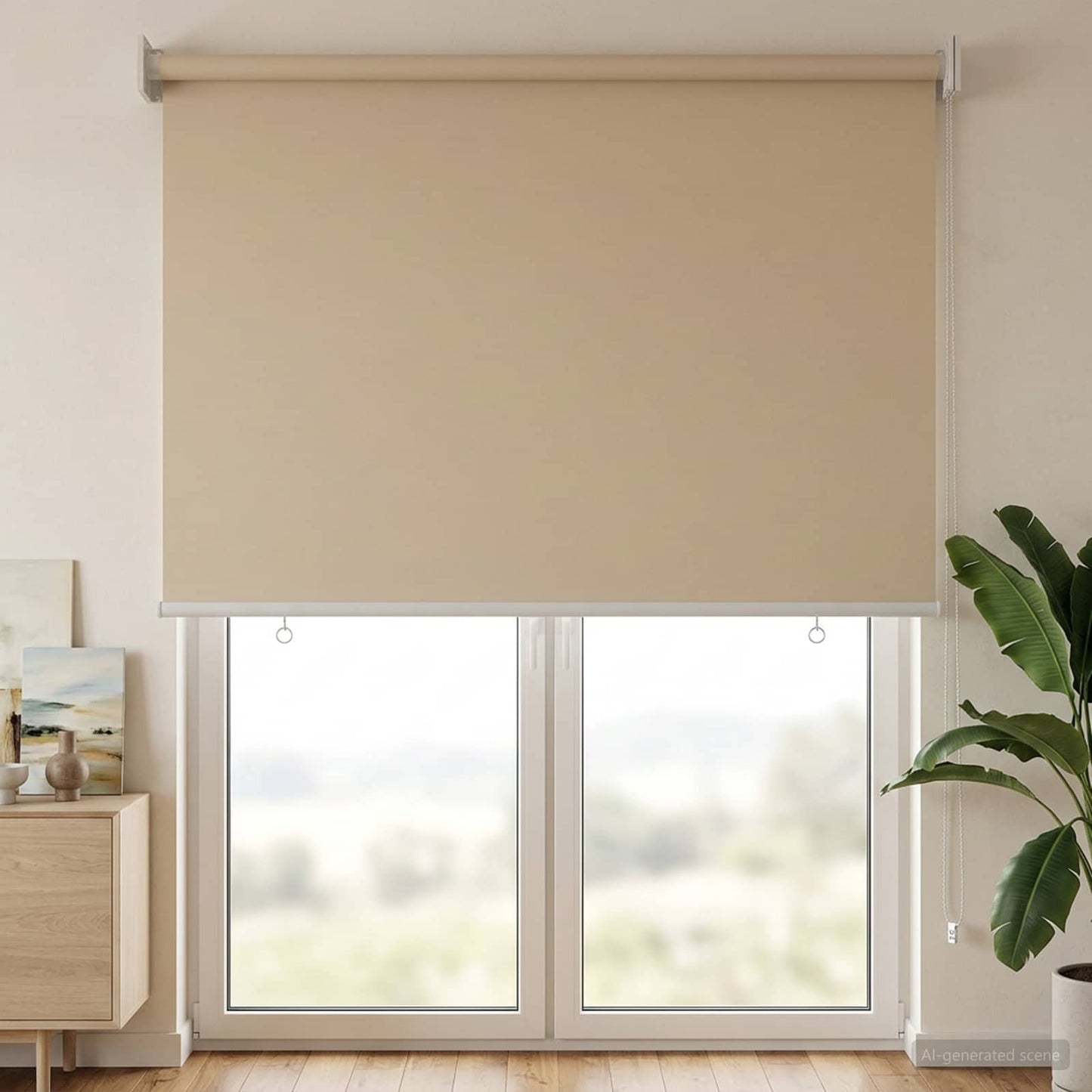 Kültéri roló árnyékoló UV védelem Bézs 85 x 230 cm (Sz x M)