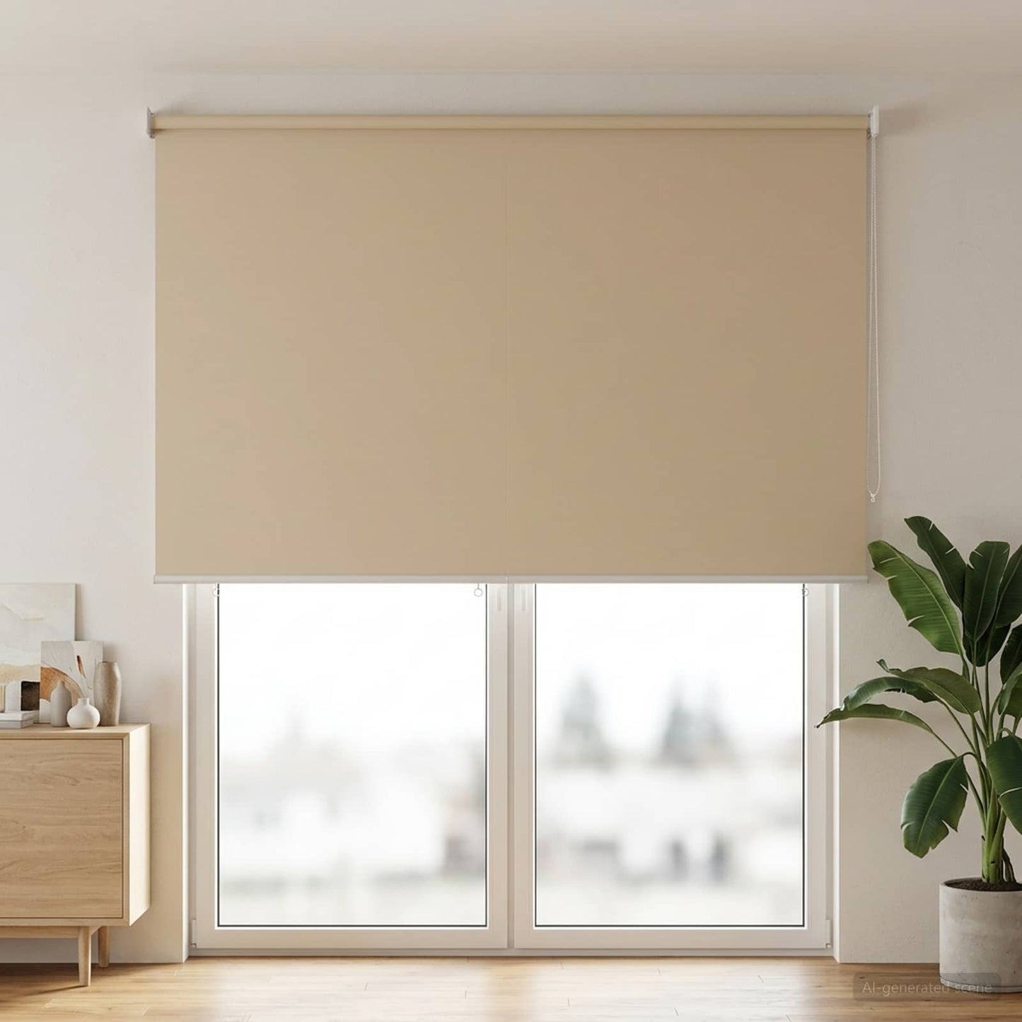 Kültéri roló árnyékoló UV védelem Bézs 165 x 230 cm (Sz x M)