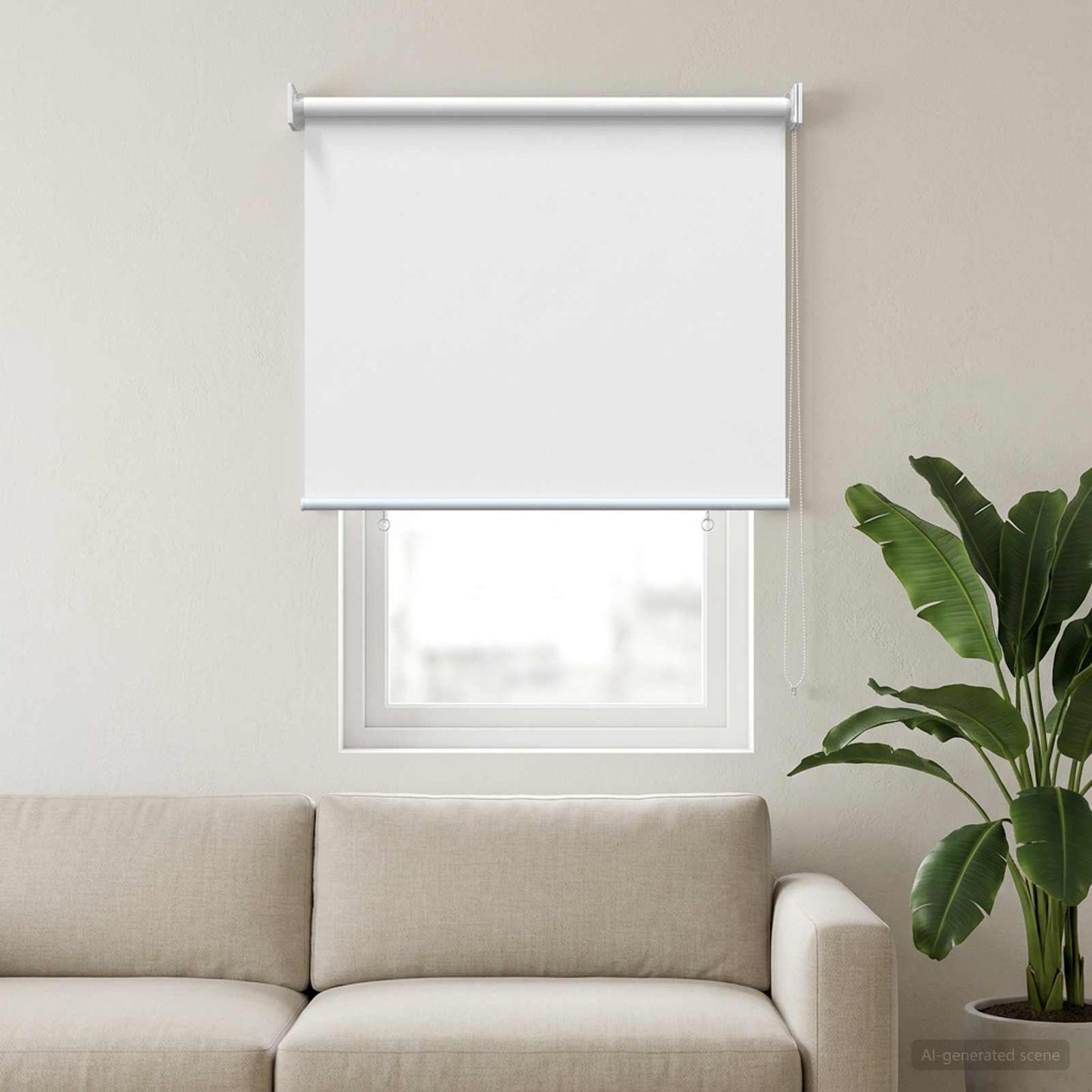 Kültéri roló árnyékoló UV védelem Fehér 85 x 140 cm (Sz x M)