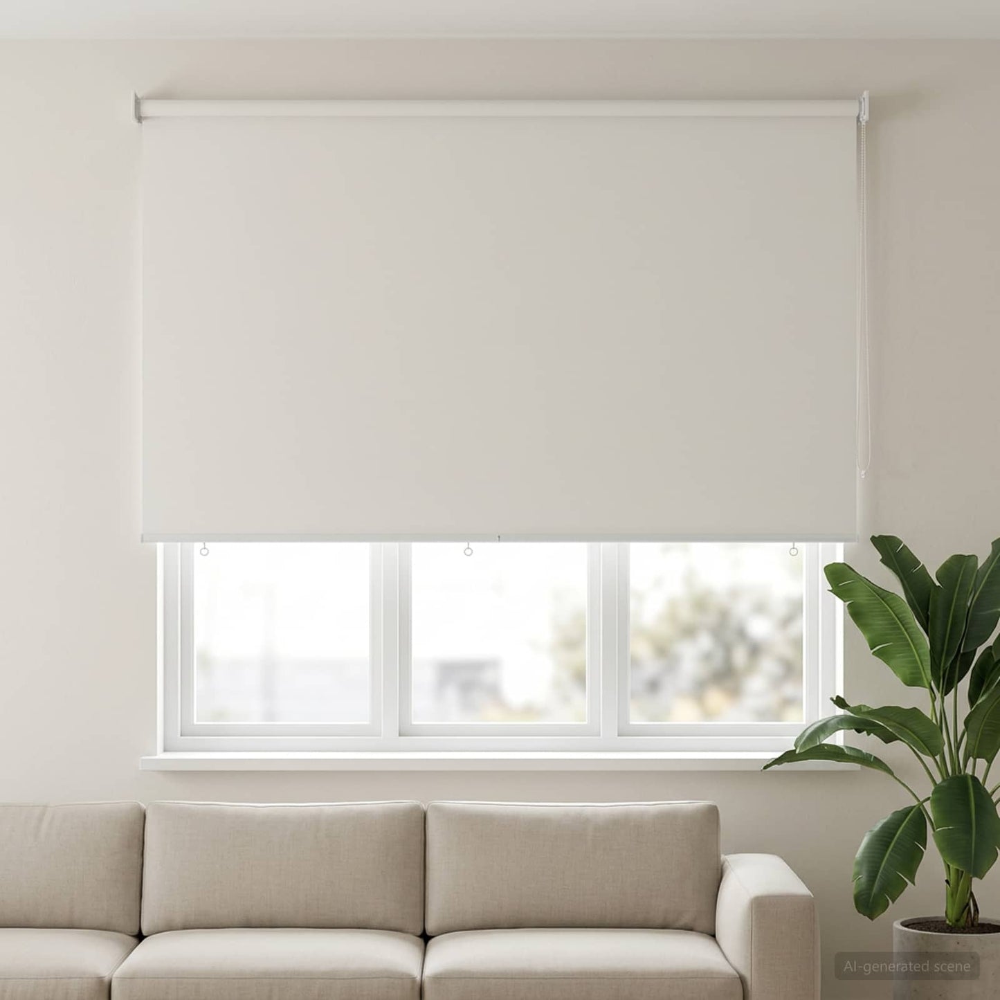 Kültéri roló árnyékoló UV védelem Fehér 185 x 140 cm (Sz x M)