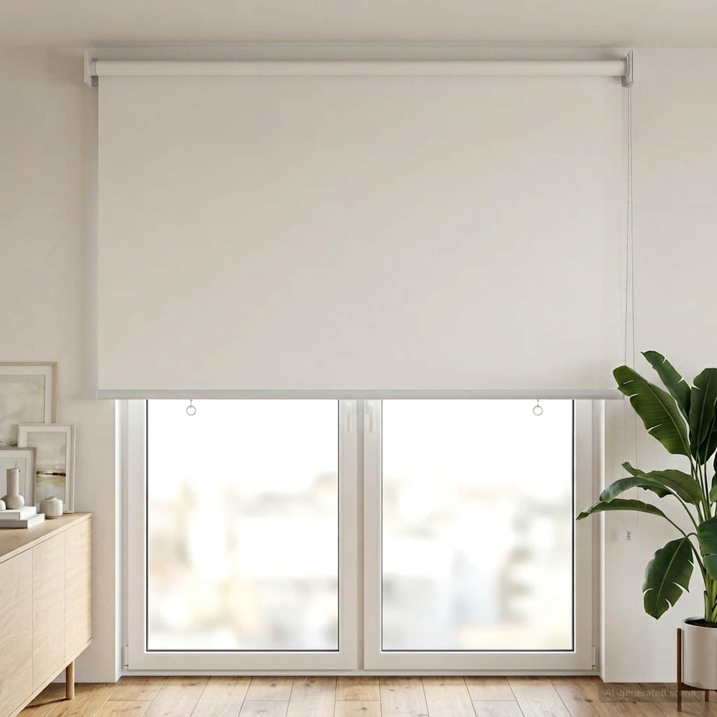 Kültéri roló árnyékoló UV védelem Fehér 65 x 230 cm (Sz x M)