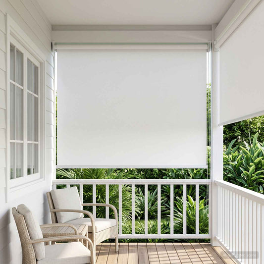 Kültéri roló árnyékoló UV védelem Fehér 80 x 230 cm