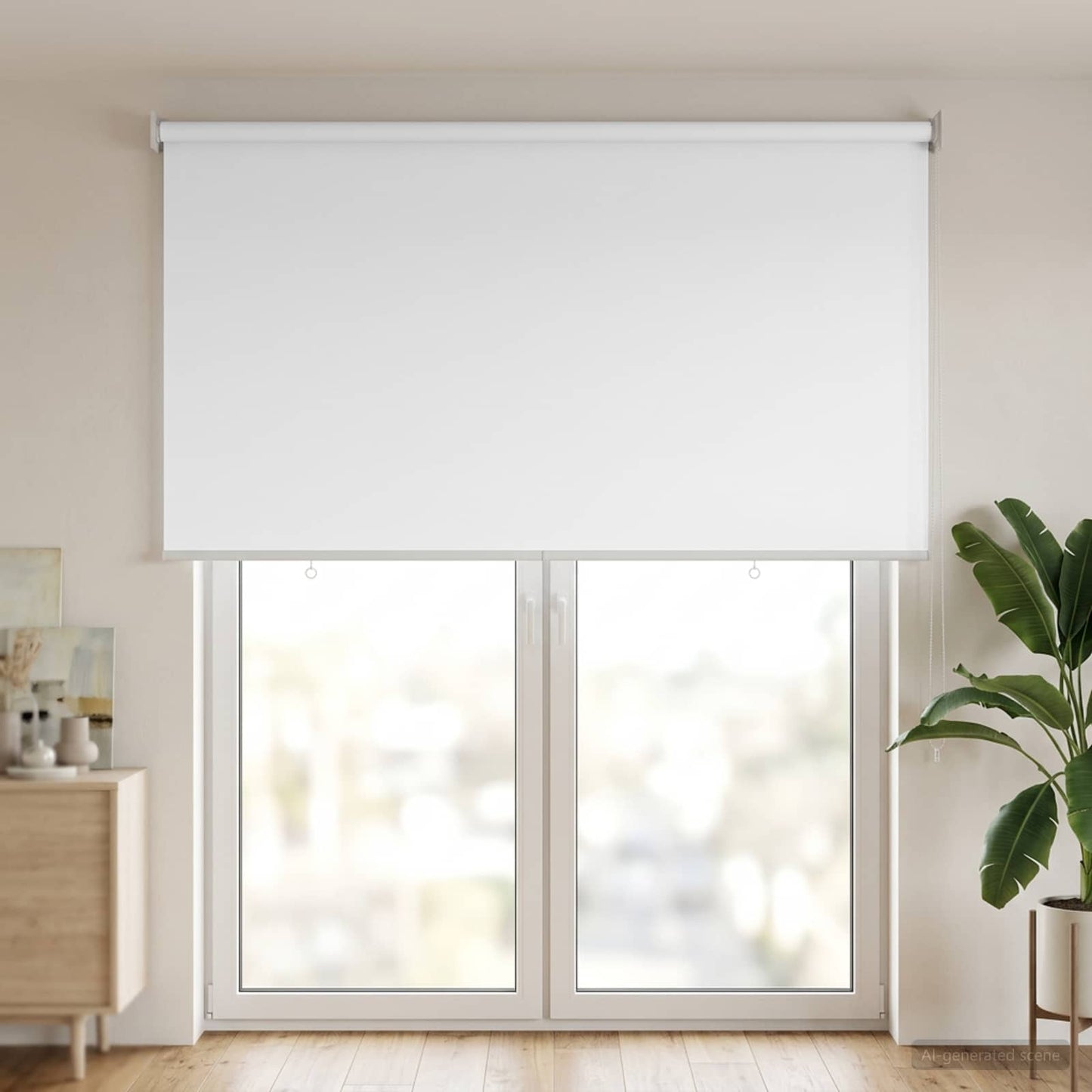 Kültéri roló árnyékoló UV védelem Fehér 145 x 230 cm (Sz x M)