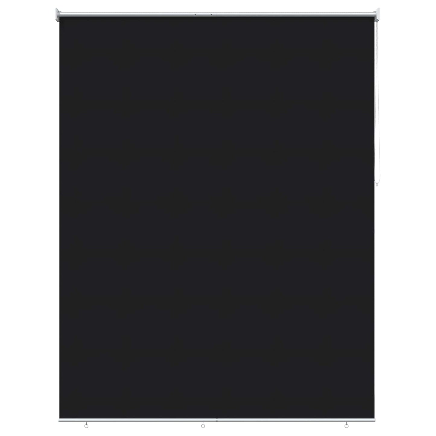 Kültéri roló árnyékoló UV védelem Fekete 165 x 140 cm (Sz x M)