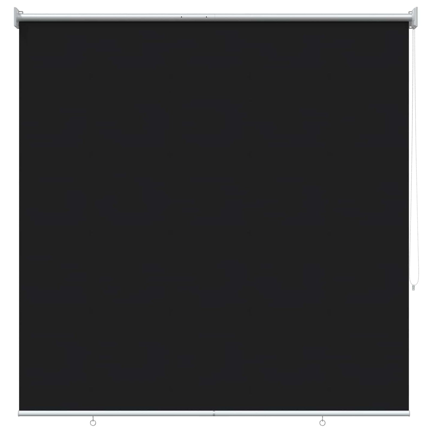 Kültéri roló árnyékoló UV védelem Fekete 125 x 230 cm (Sz x M)