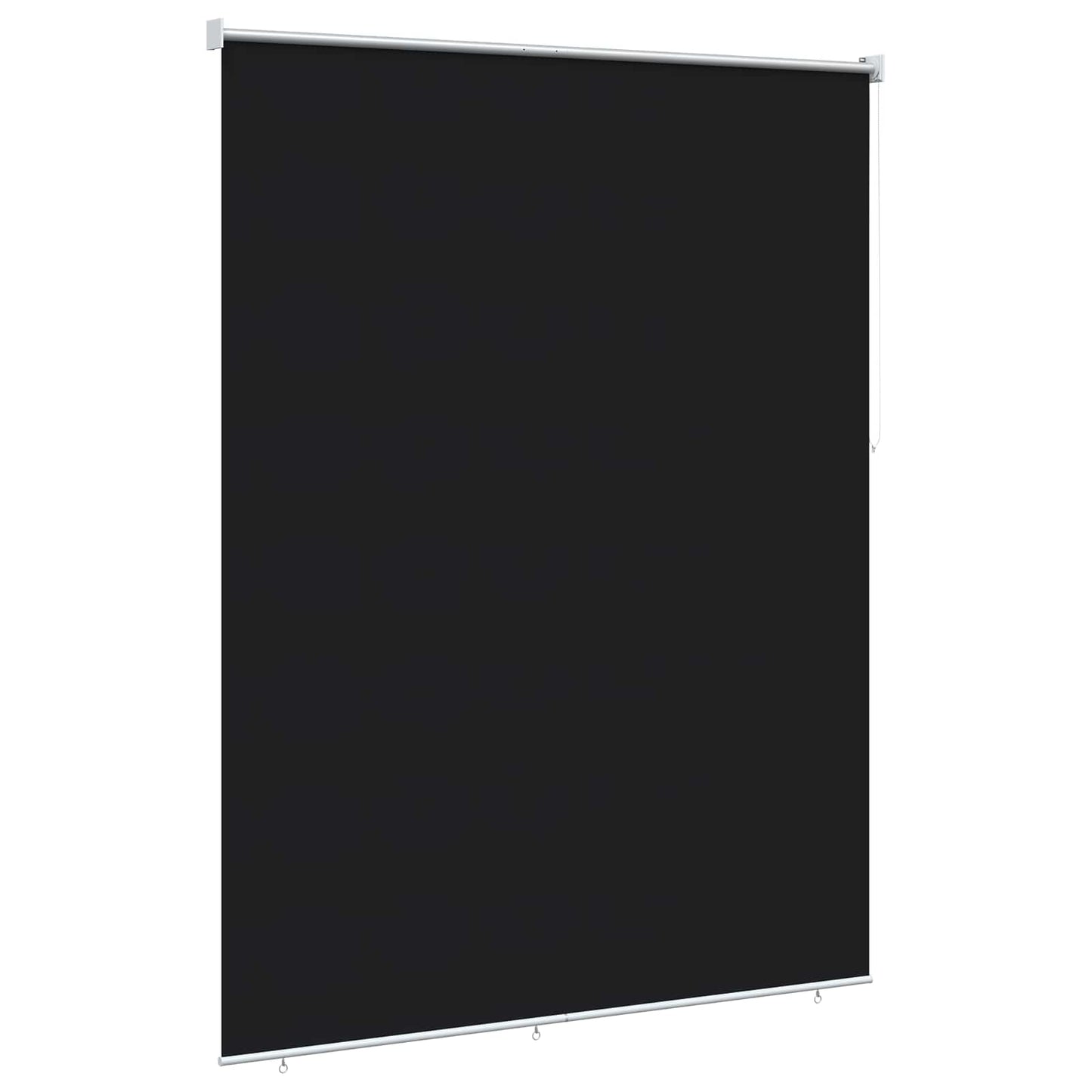 Kültéri roló árnyékoló UV védelem Fekete 165 x 230 cm (Sz x M)