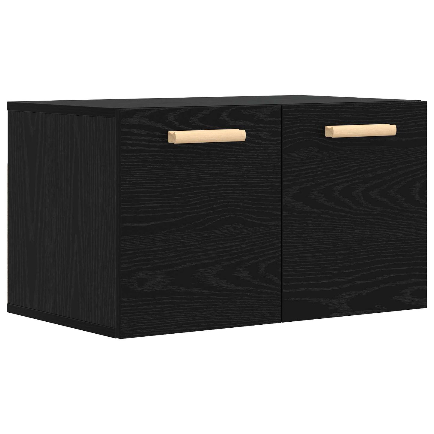 Fali Szekrény Fekete tölgy 60 x 36,5 x 35 cm Szerelt Fa