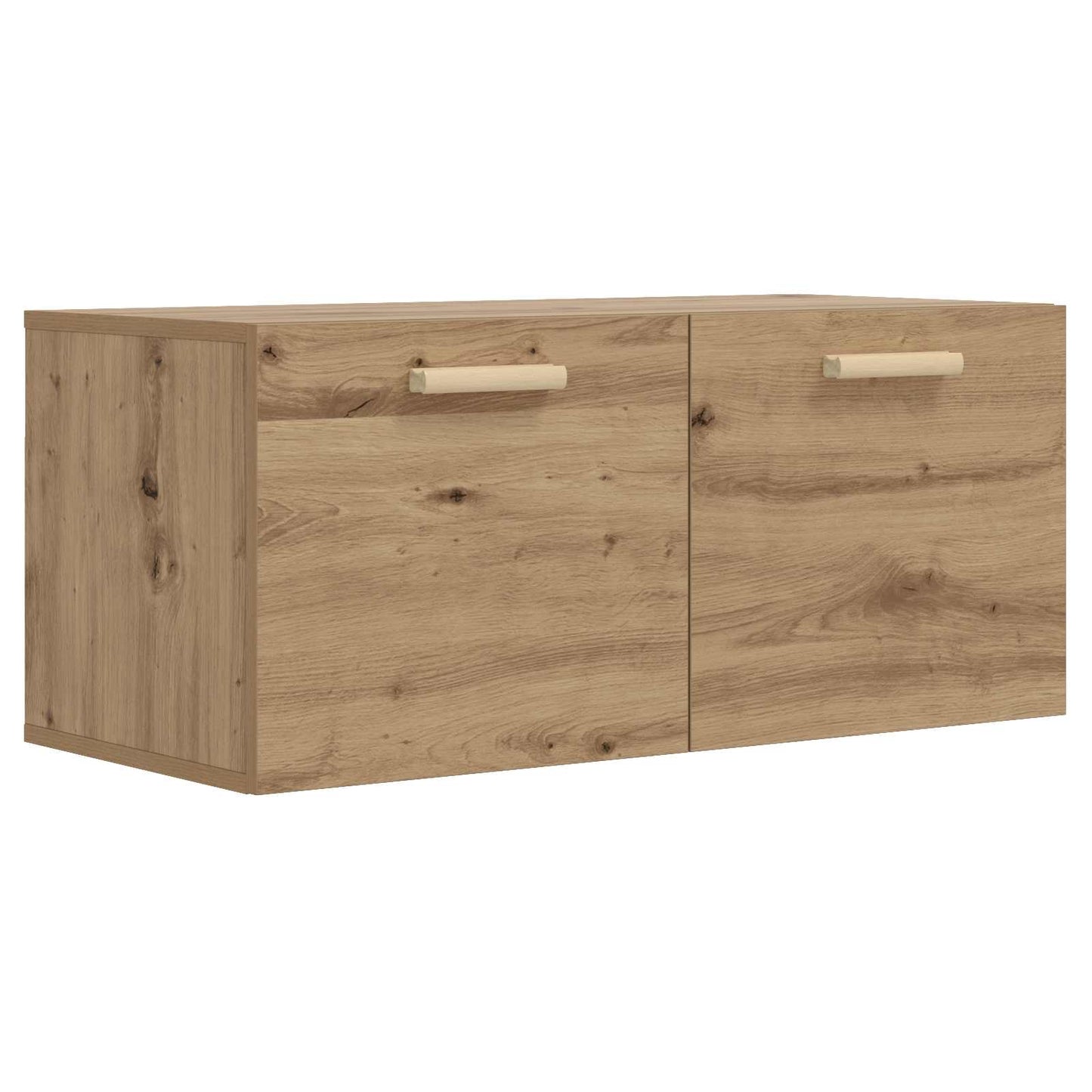Fali Szekrény Falra szerelhető Kézműves tölgy 80 x 36,5 x 35 cm