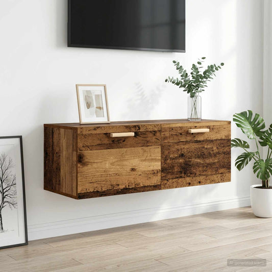 Fali Szekrény Antik fa 100 x 36,5 x 35 cm Szerelt Fa