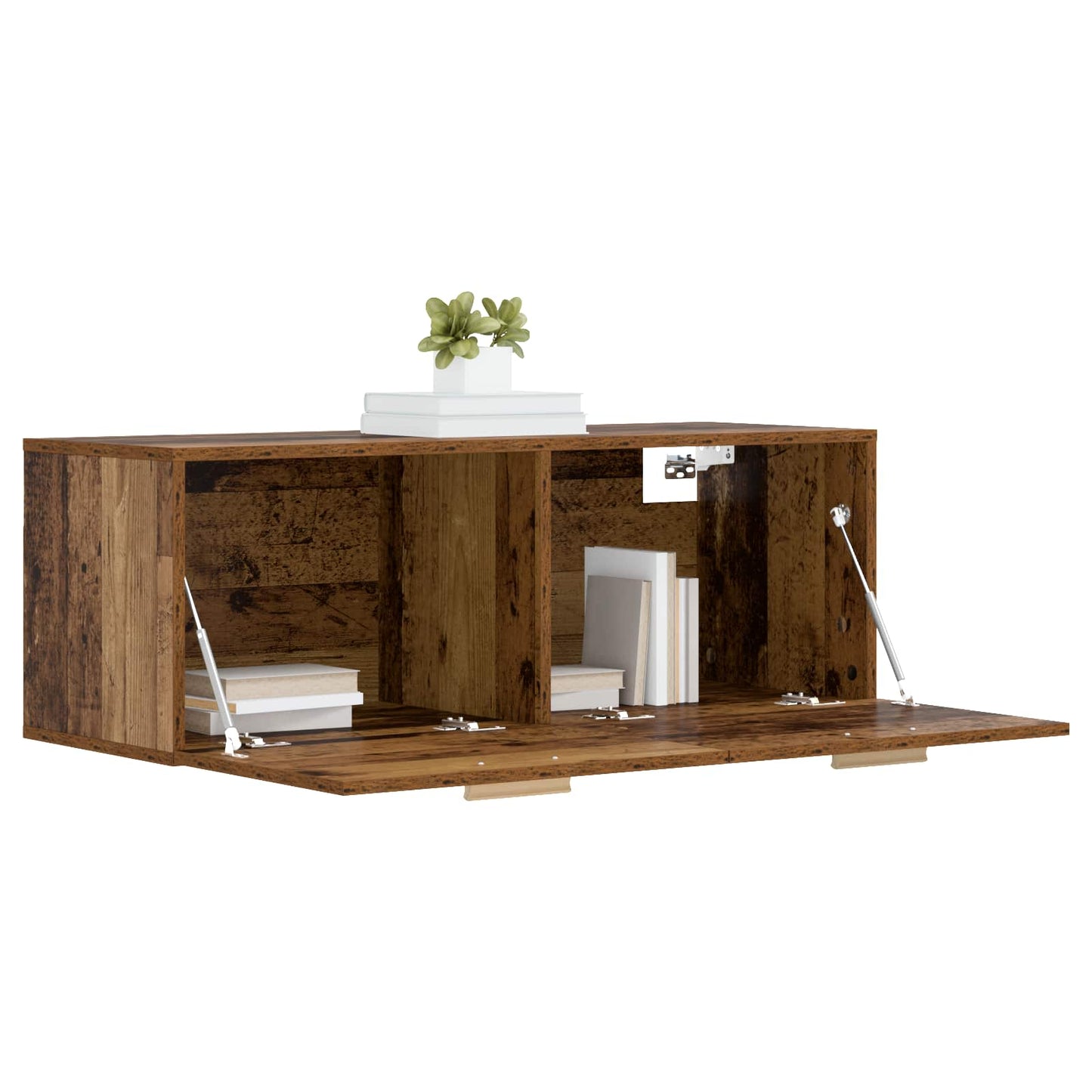 Fali Szekrény Antik fa 100 x 36,5 x 35 cm Szerelt Fa