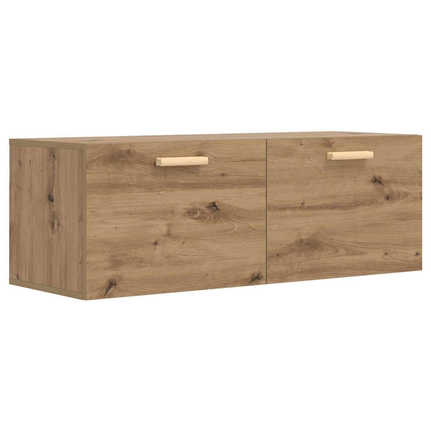 Fali Szekrény 100 x 36,5 x 35 cm Szerelt Fa Kézműves tölgy