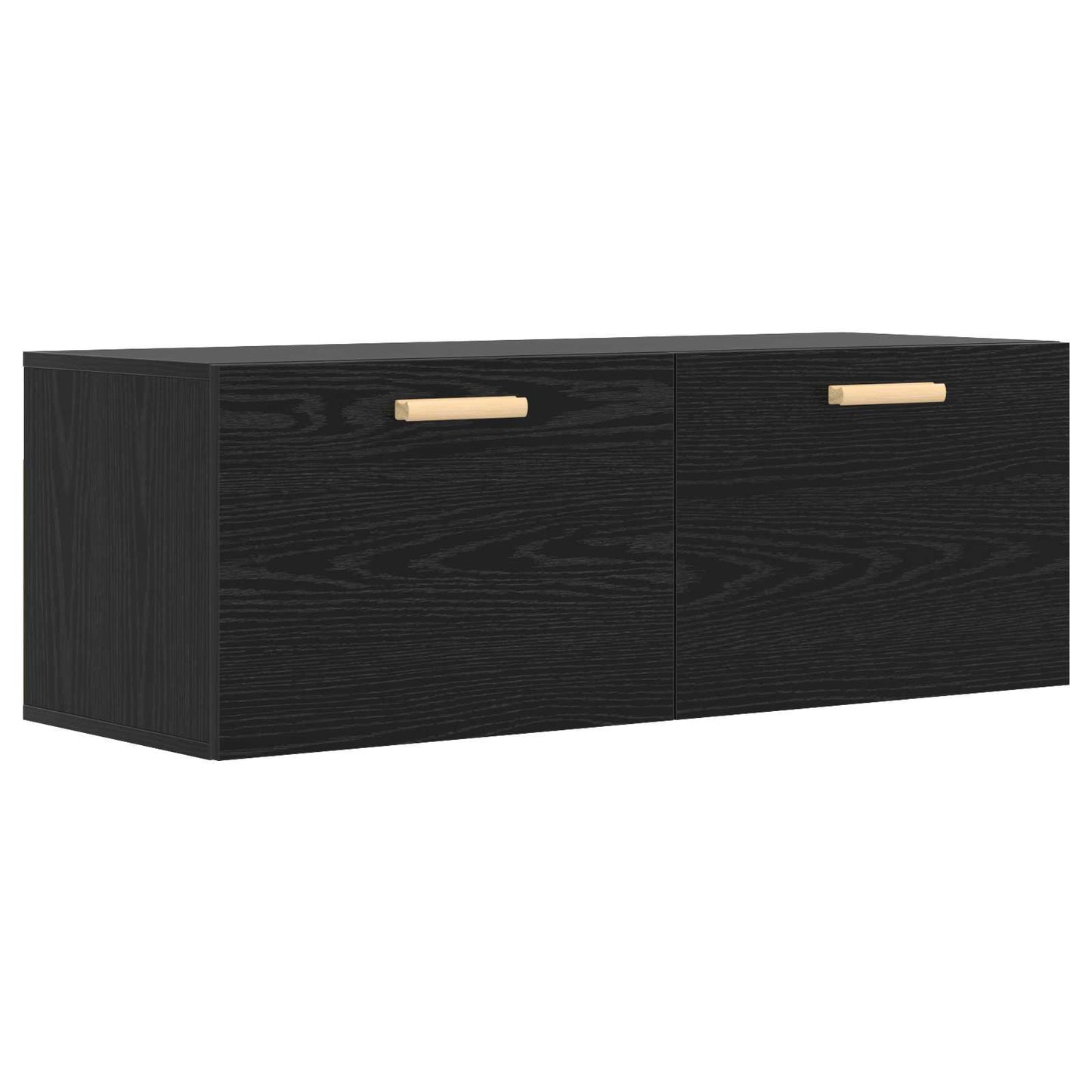 Fali Szekrény Fekete tölgy 100 x 36,5 x 35 cm Szerelt Fa