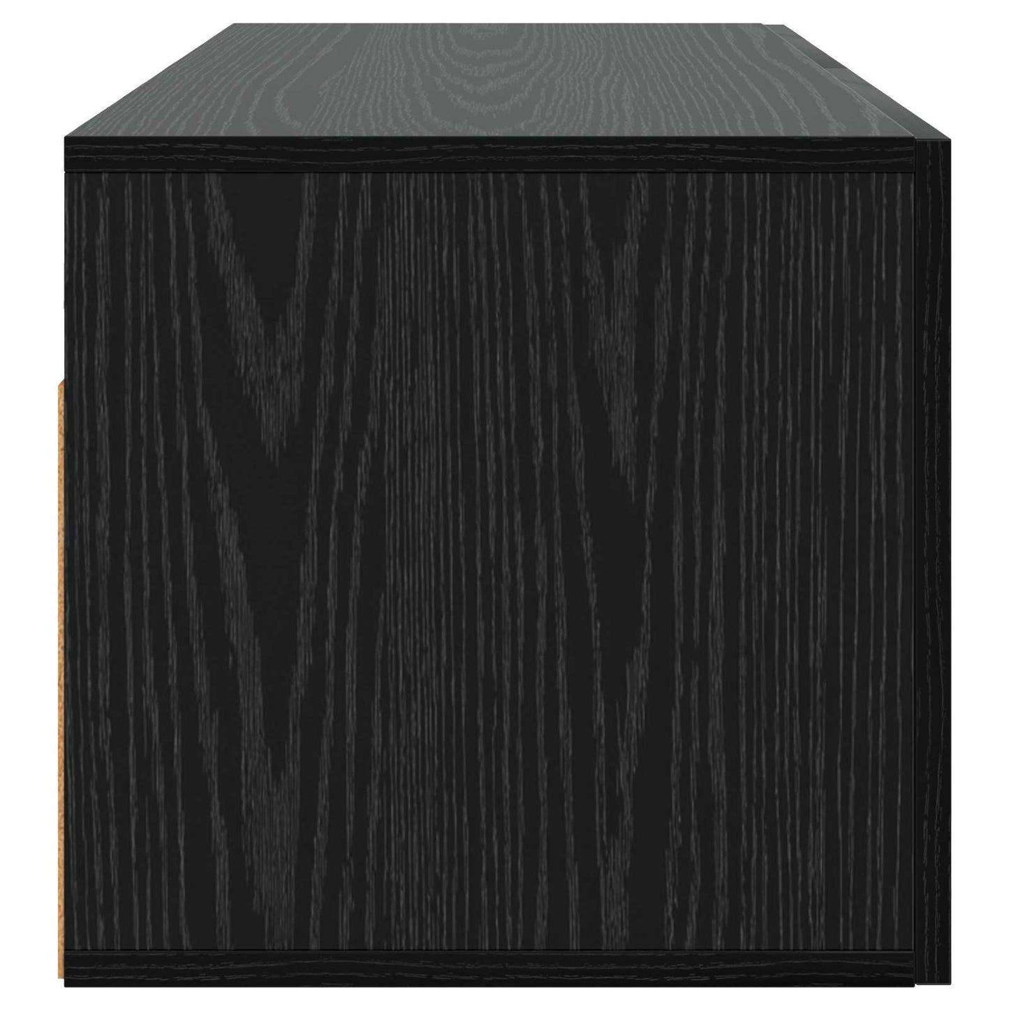 Fali Szekrény Fekete tölgy 100 x 36,5 x 35 cm Szerelt Fa